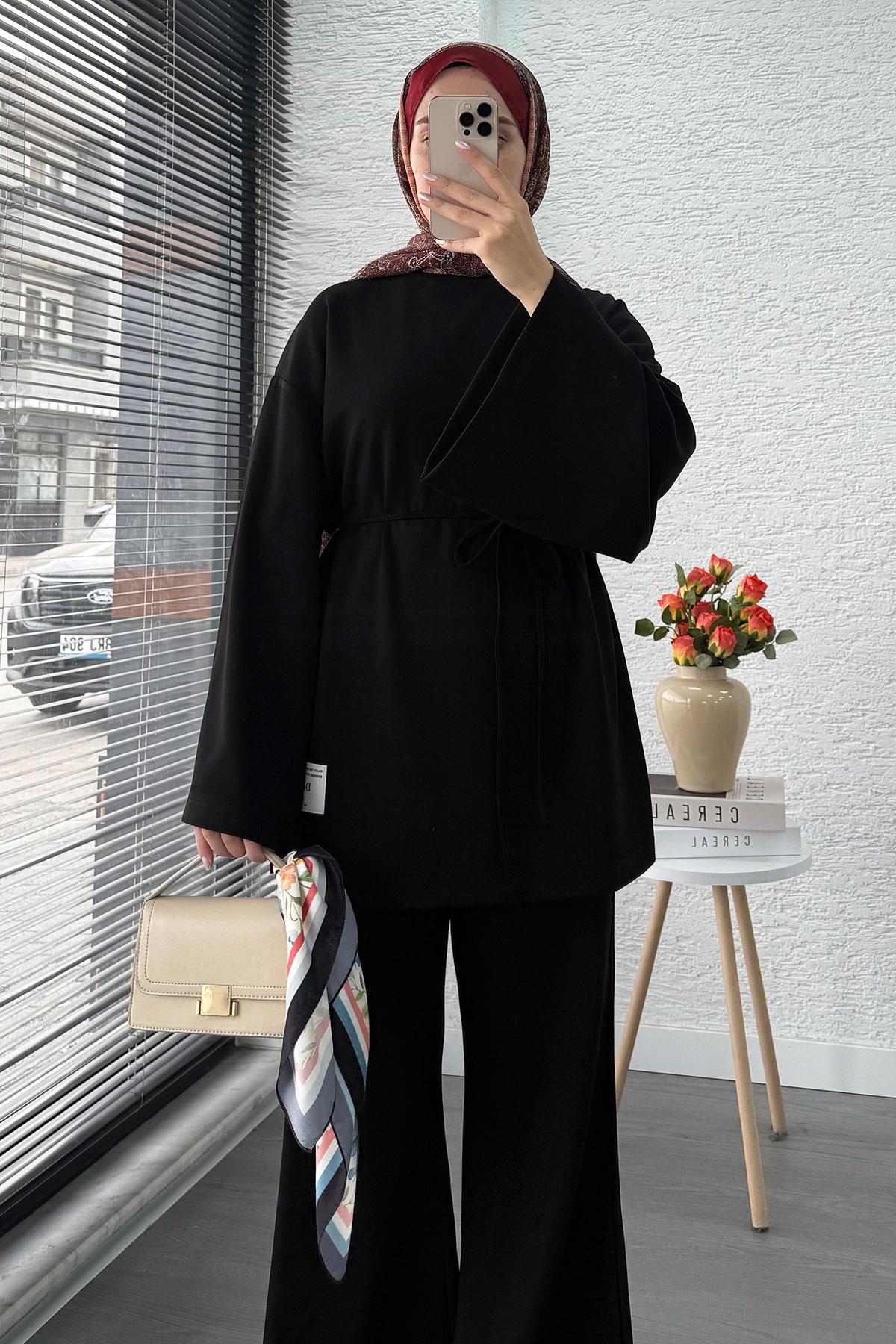 İspanyol Paça İkili Takım – Siyah