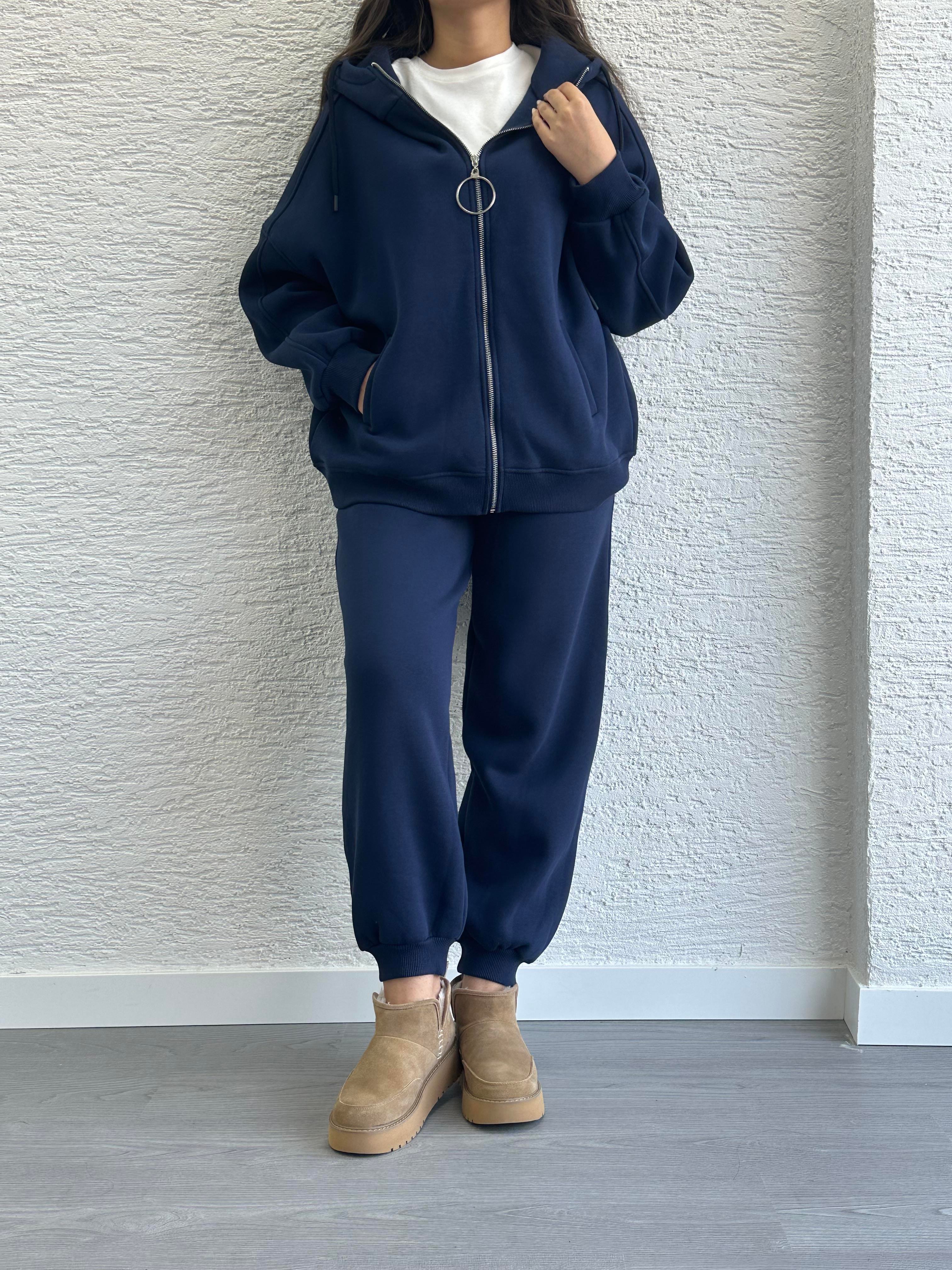 Laci Üç İplik Şardonlu Eşofman Takım