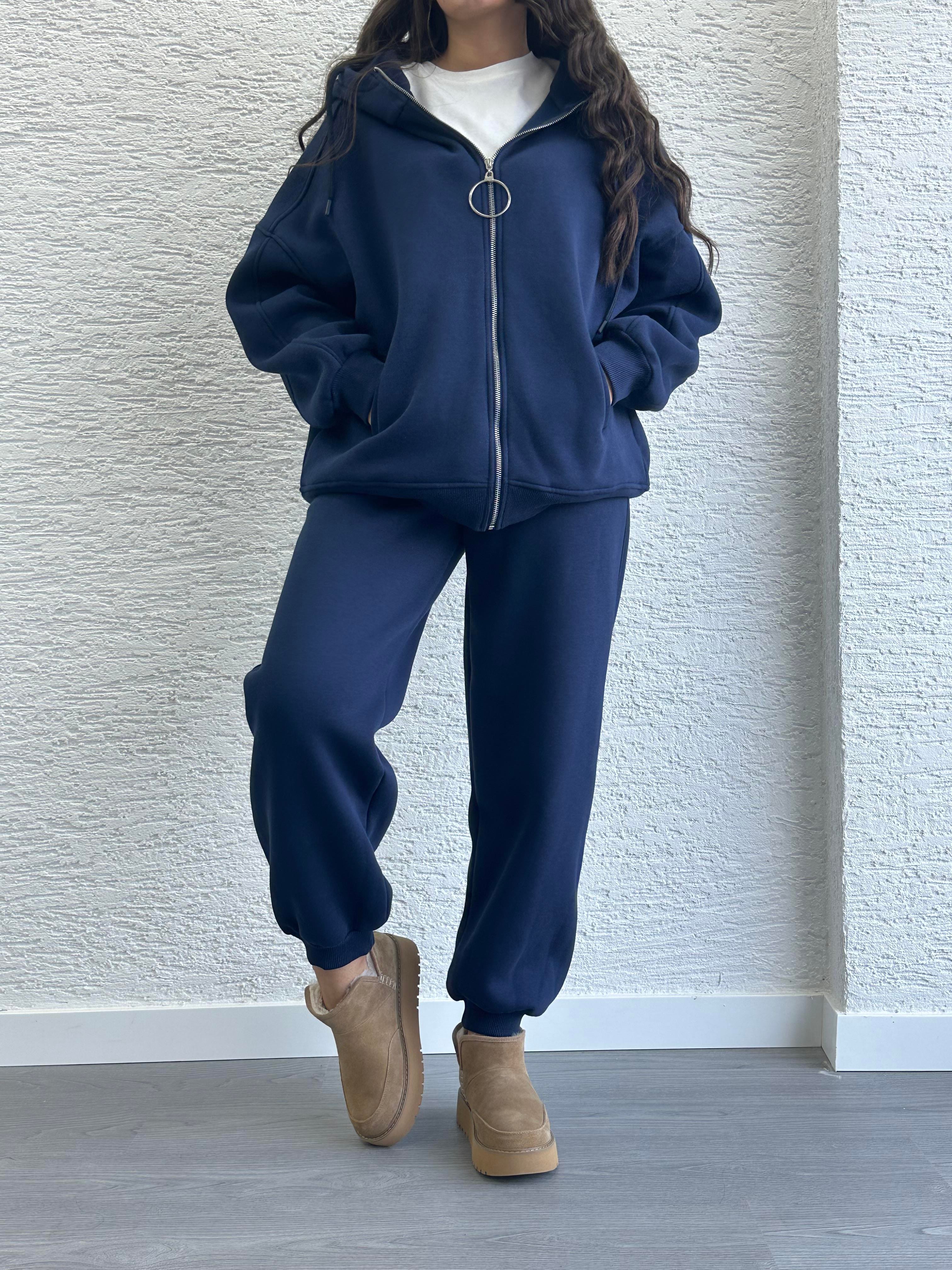 Laci Üç İplik Şardonlu Eşofman Takım