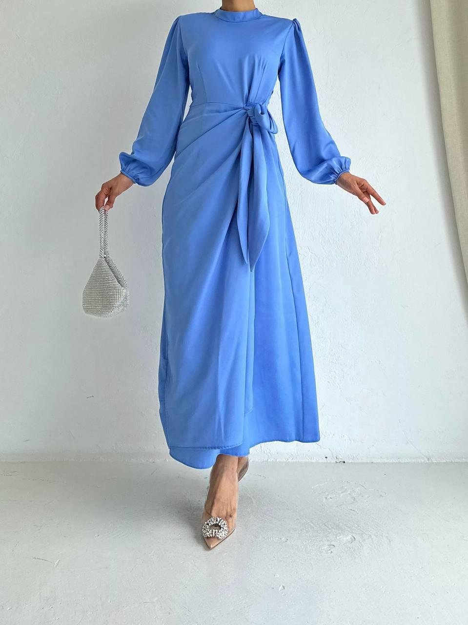 Mavi Sevil Elbise 