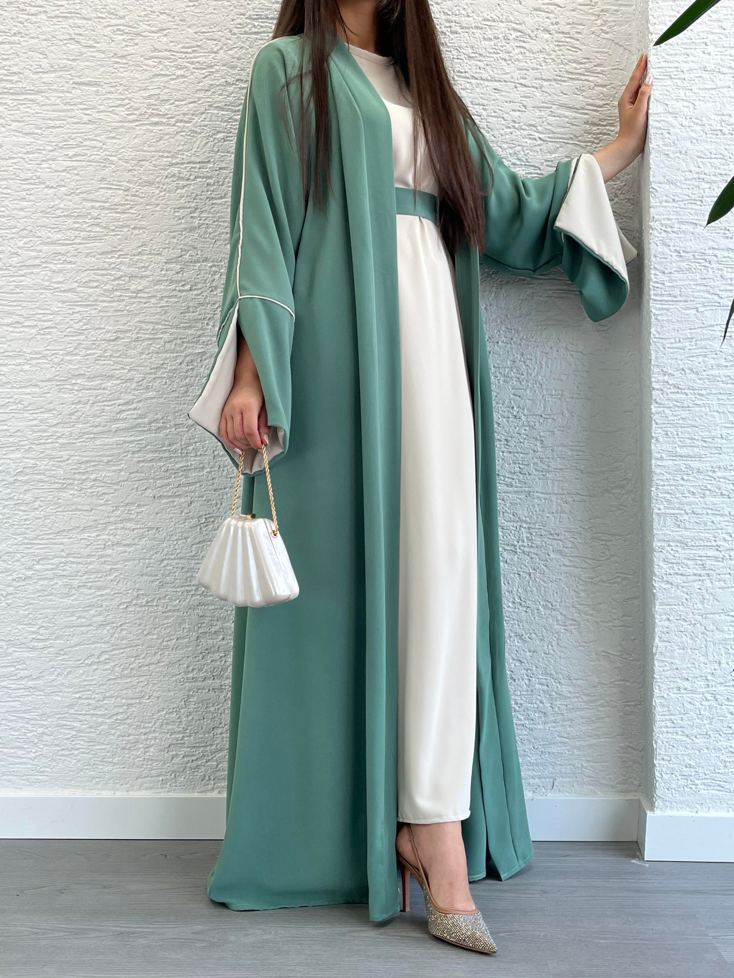 Mint Ayça Abaya Takım