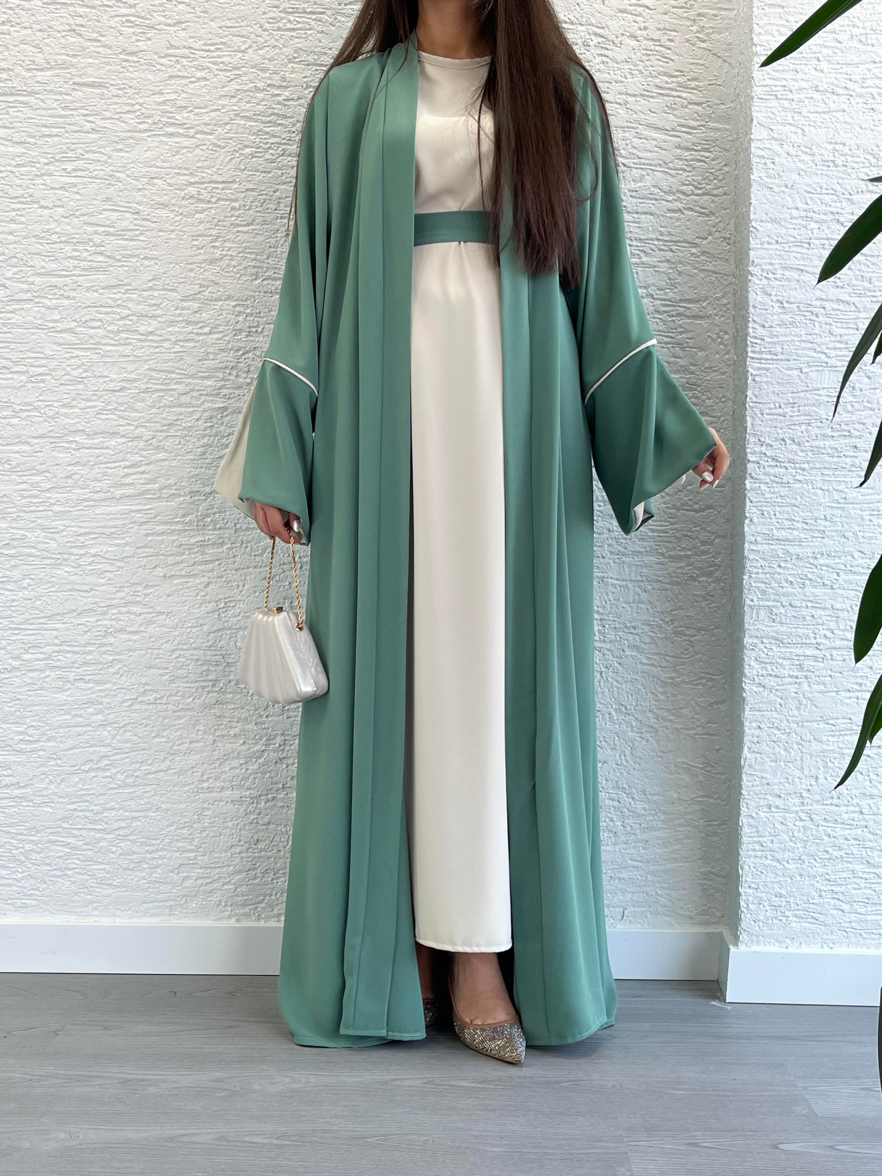 Mint Ayça Abaya Takım