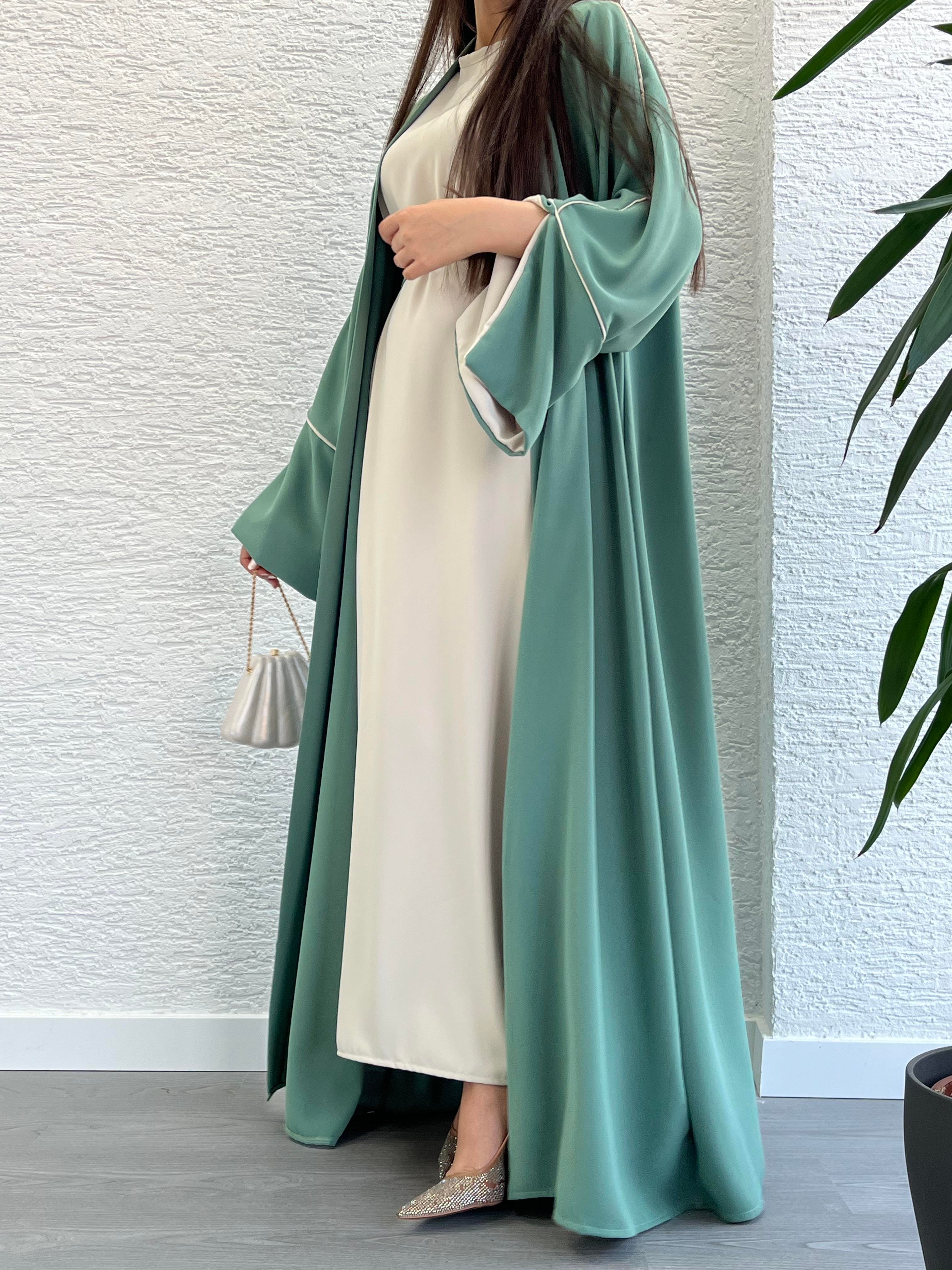 Mint Ayça Abaya Takım