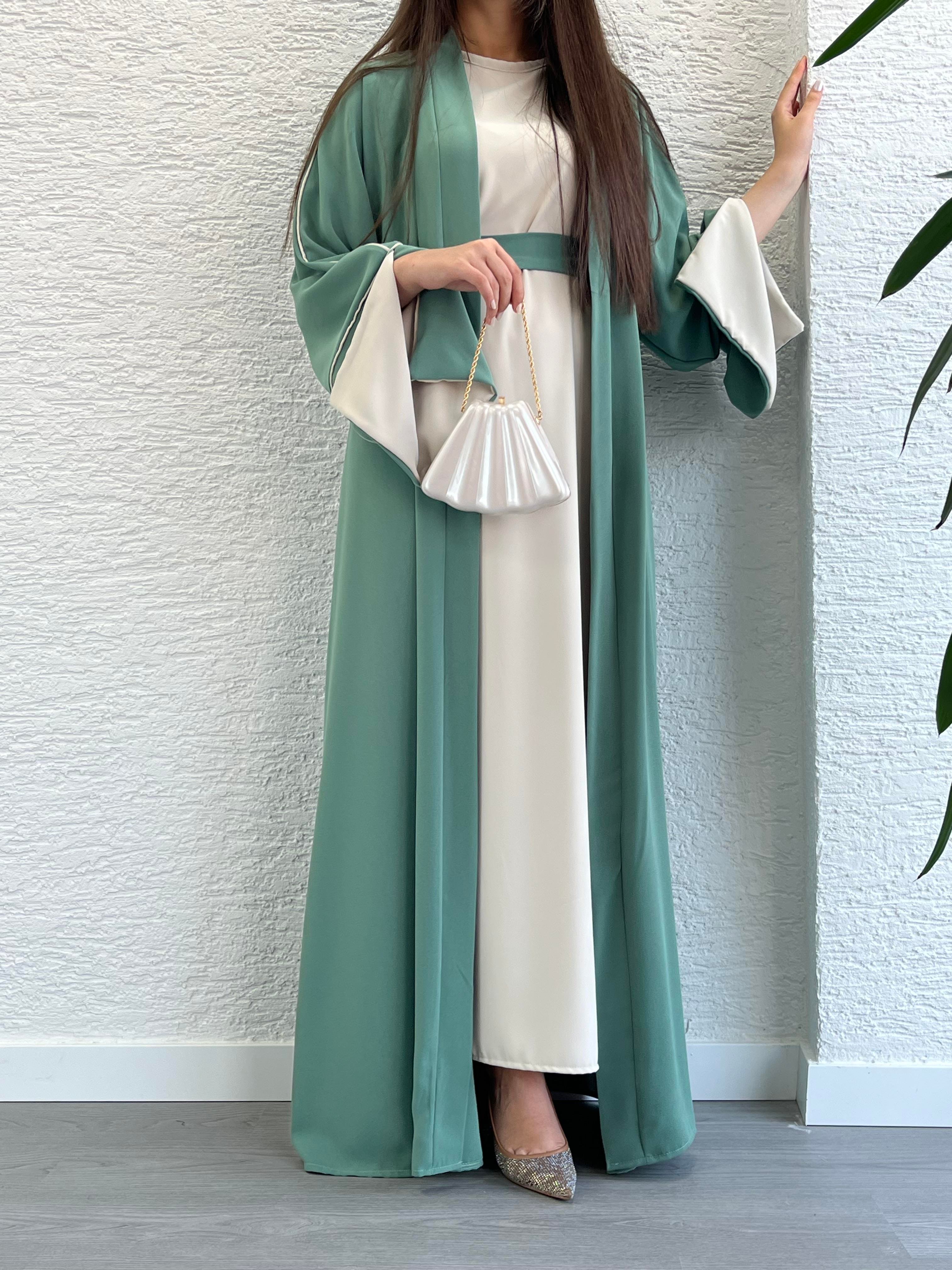Mint Ayça Abaya Takım