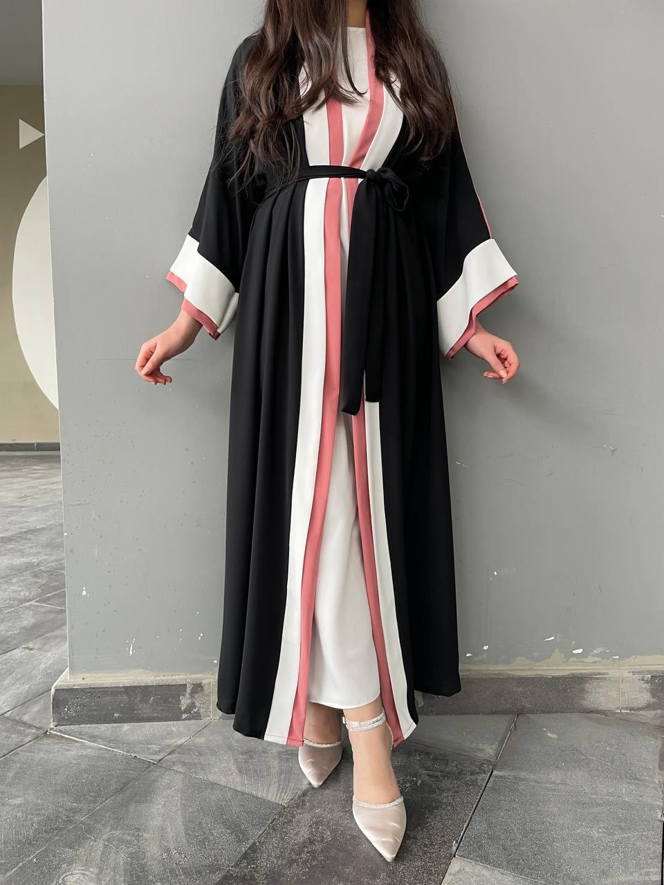 Pembe Nisa Abaya