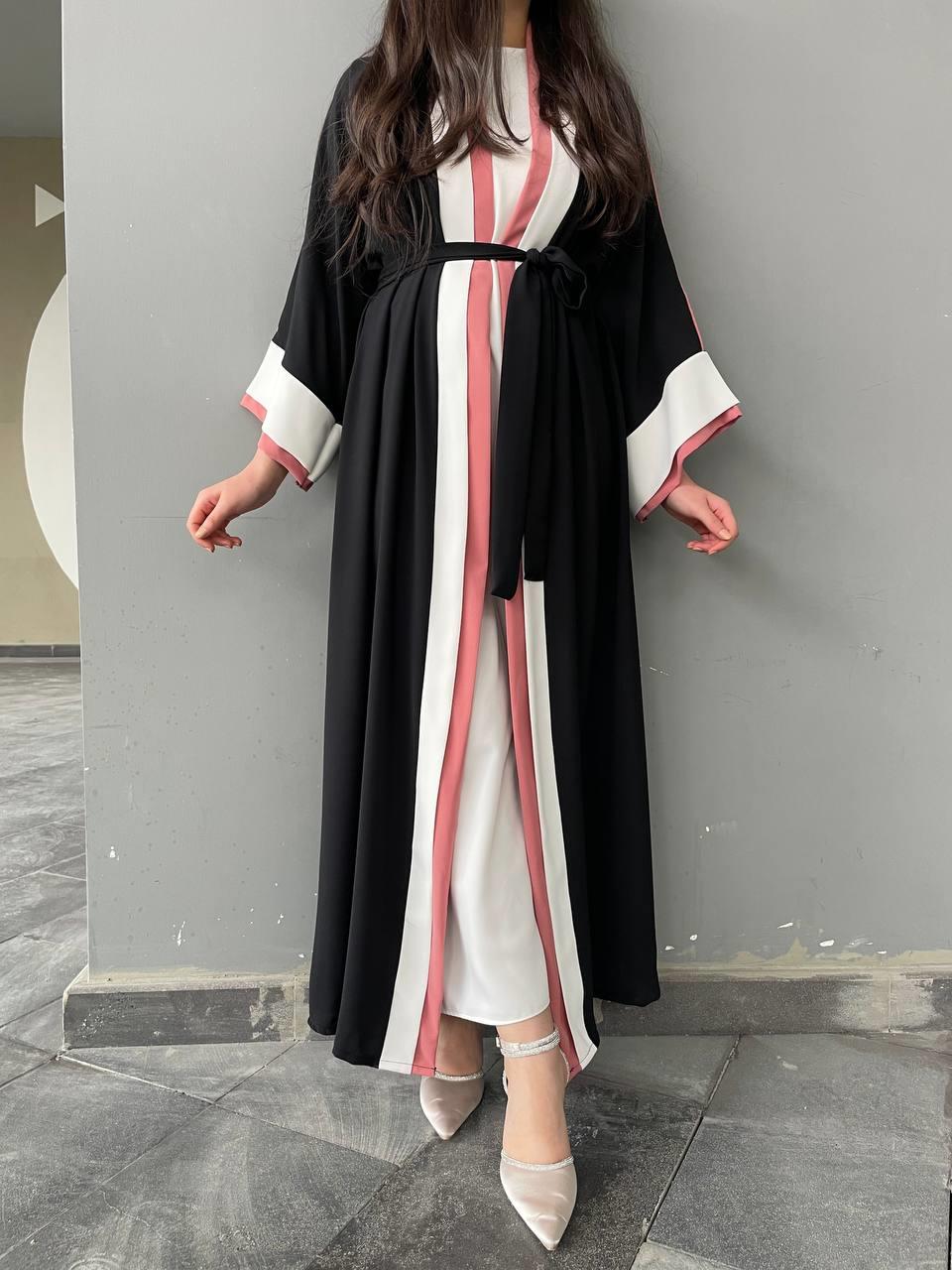 Pembe Nisa Abaya
