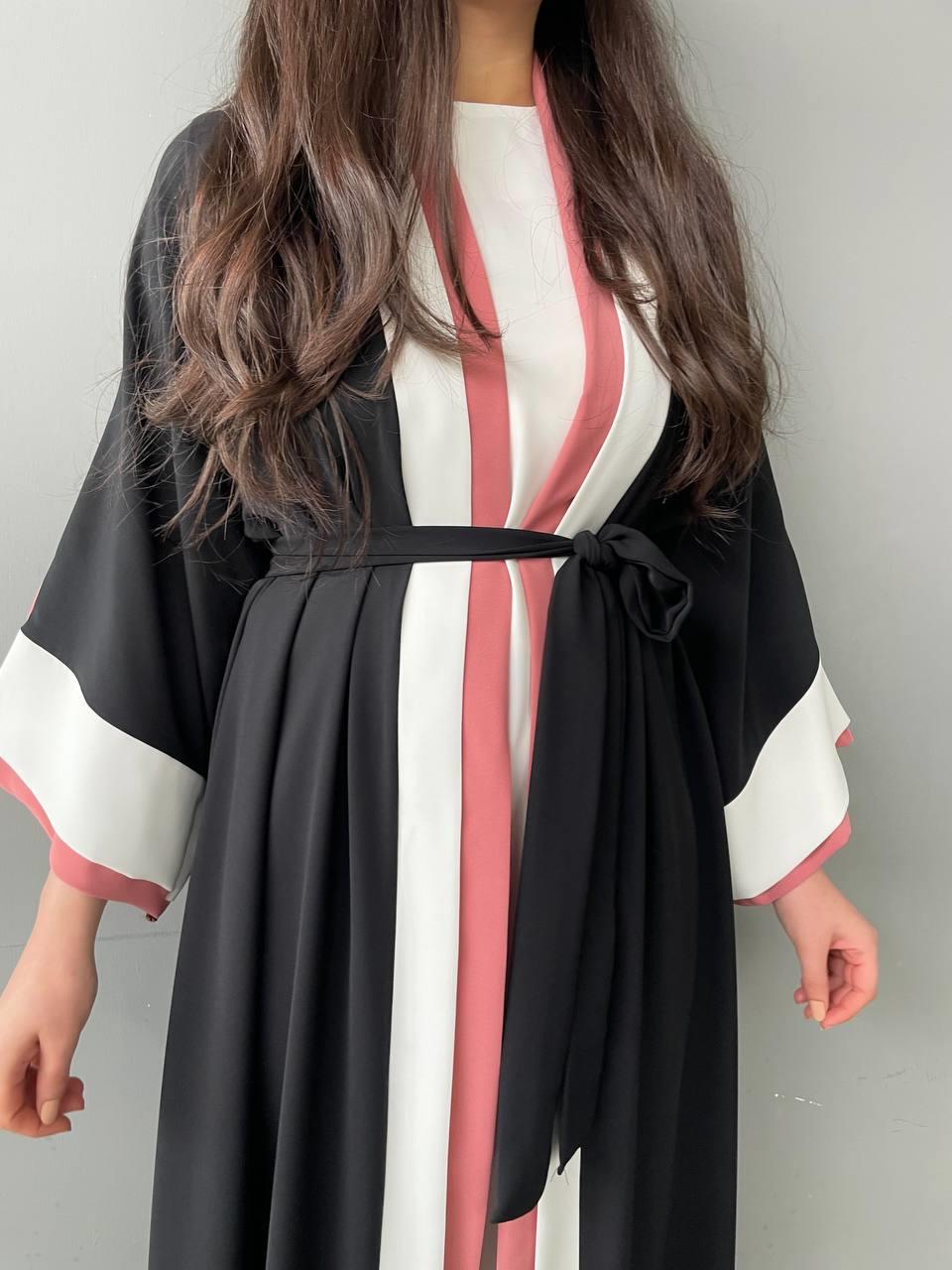 Pembe Nisa Abaya