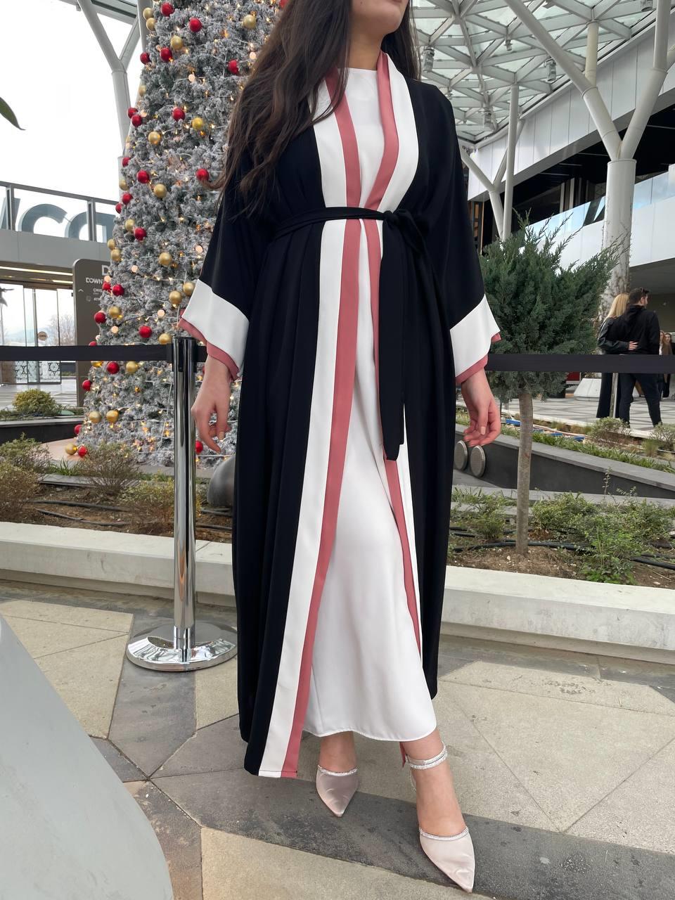 Pembe Nisa Abaya