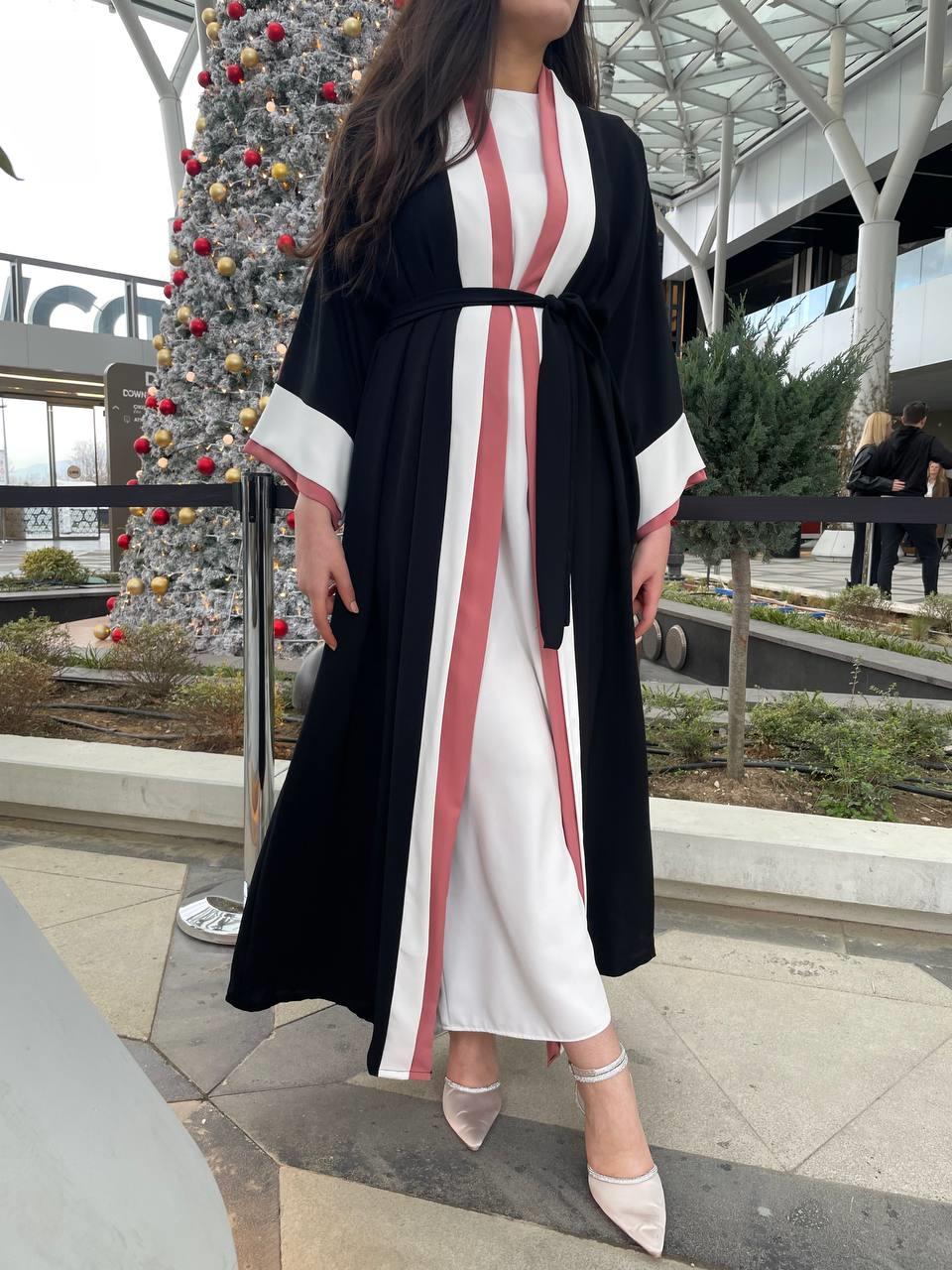 Pembe Nisa Abaya