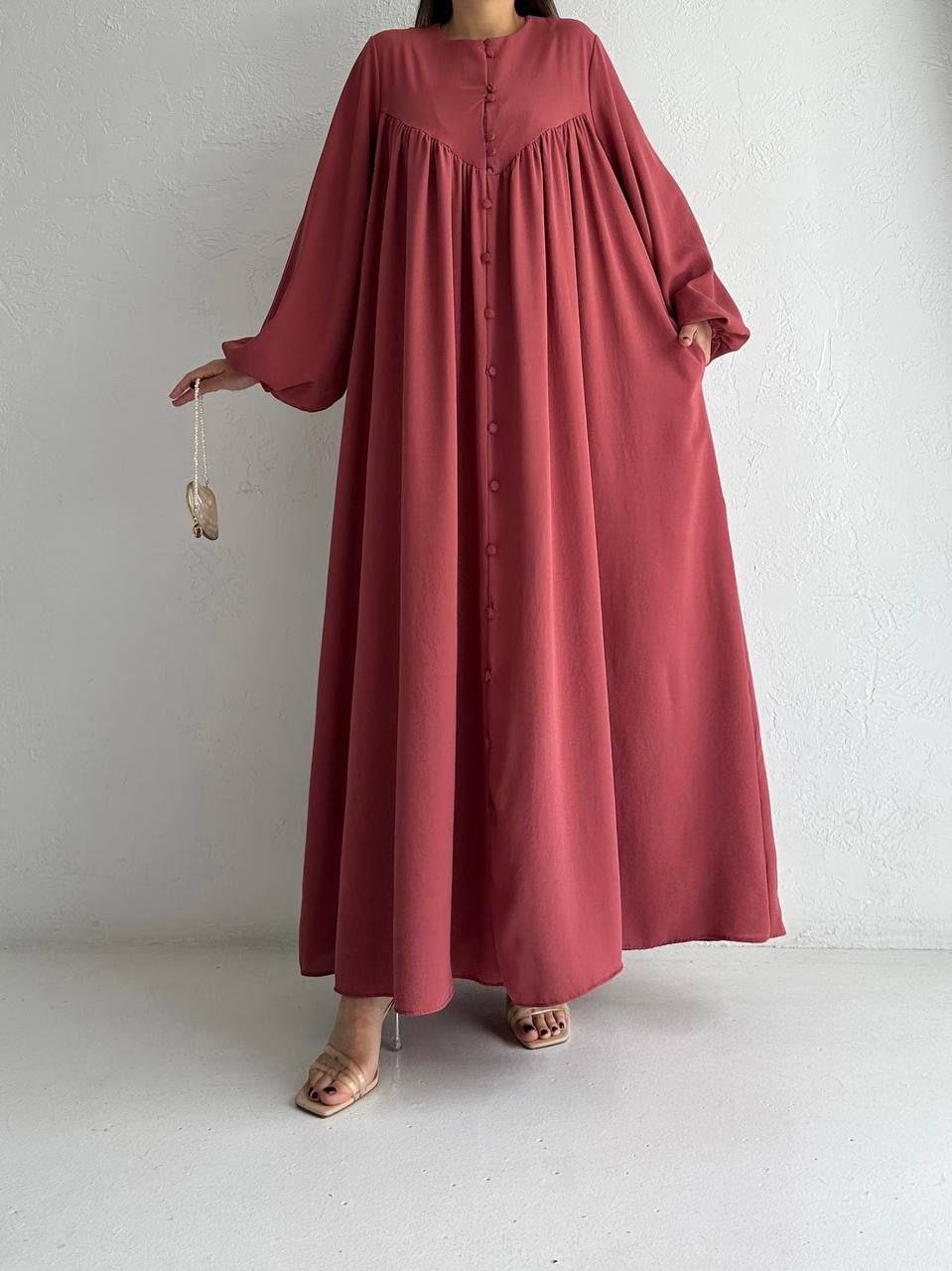 Pembe Sena Elbise 