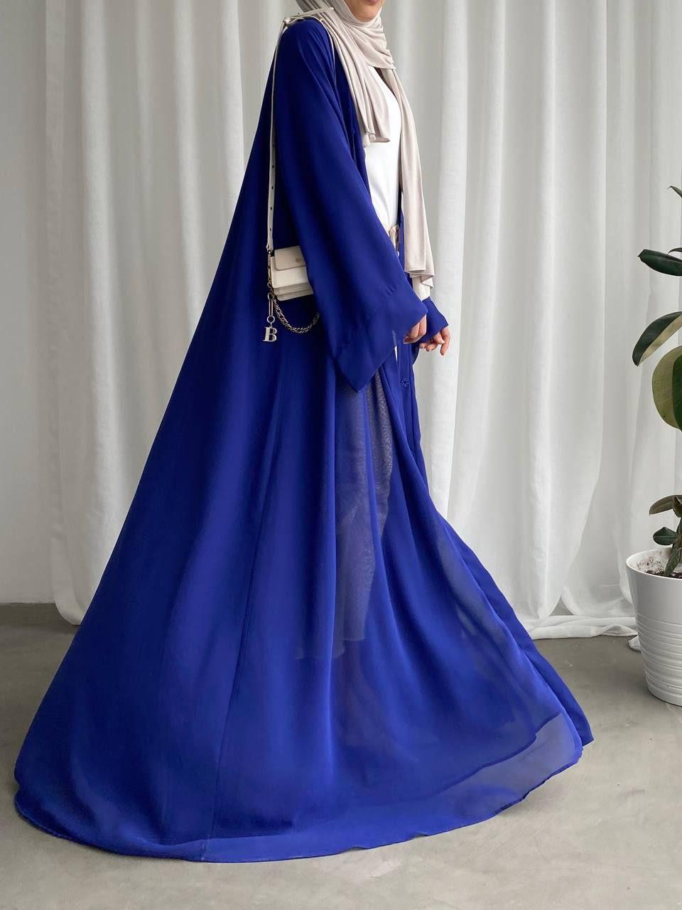 Saks Seren Şifon Abaya