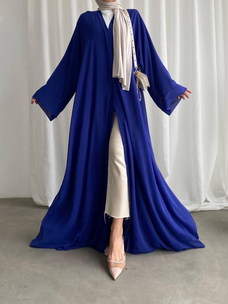 Saks Seren Şifon Abaya