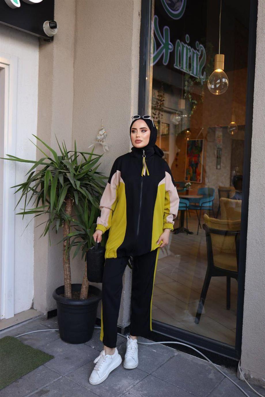 Sarı Siyah Minel Takım 