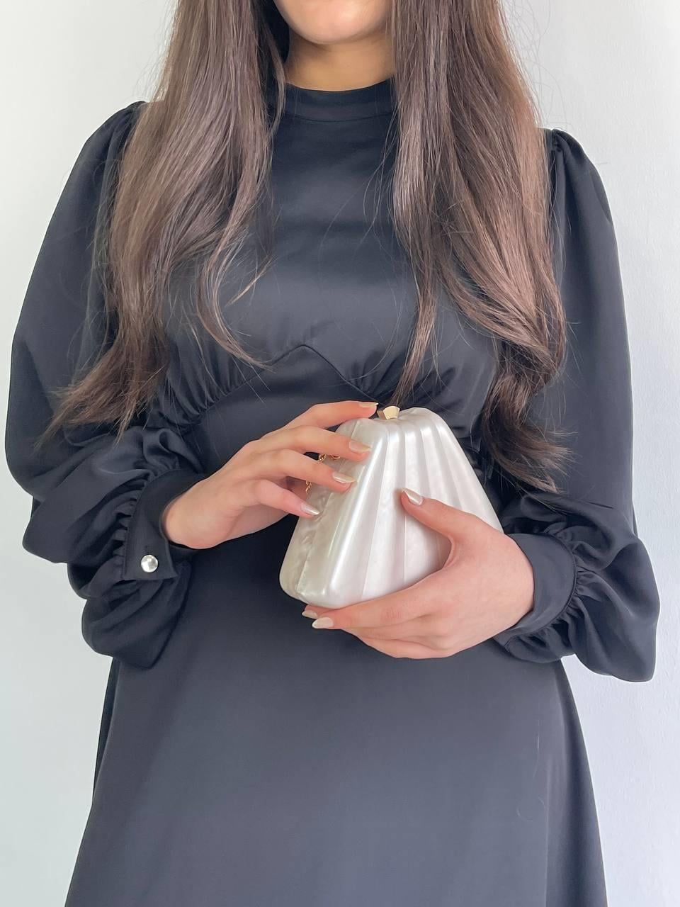 Siyah Azra Elbise