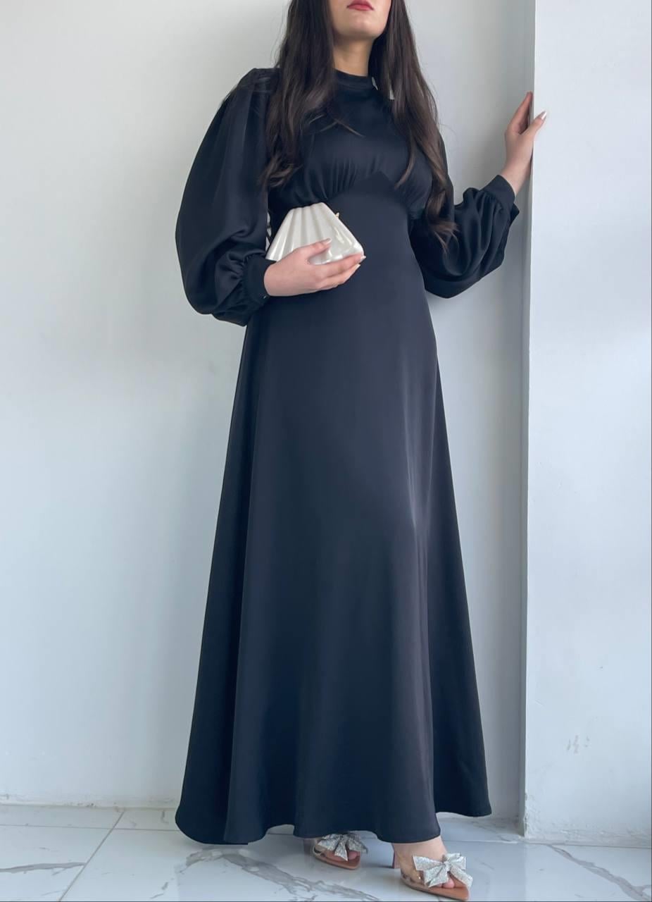 Siyah Azra Elbise