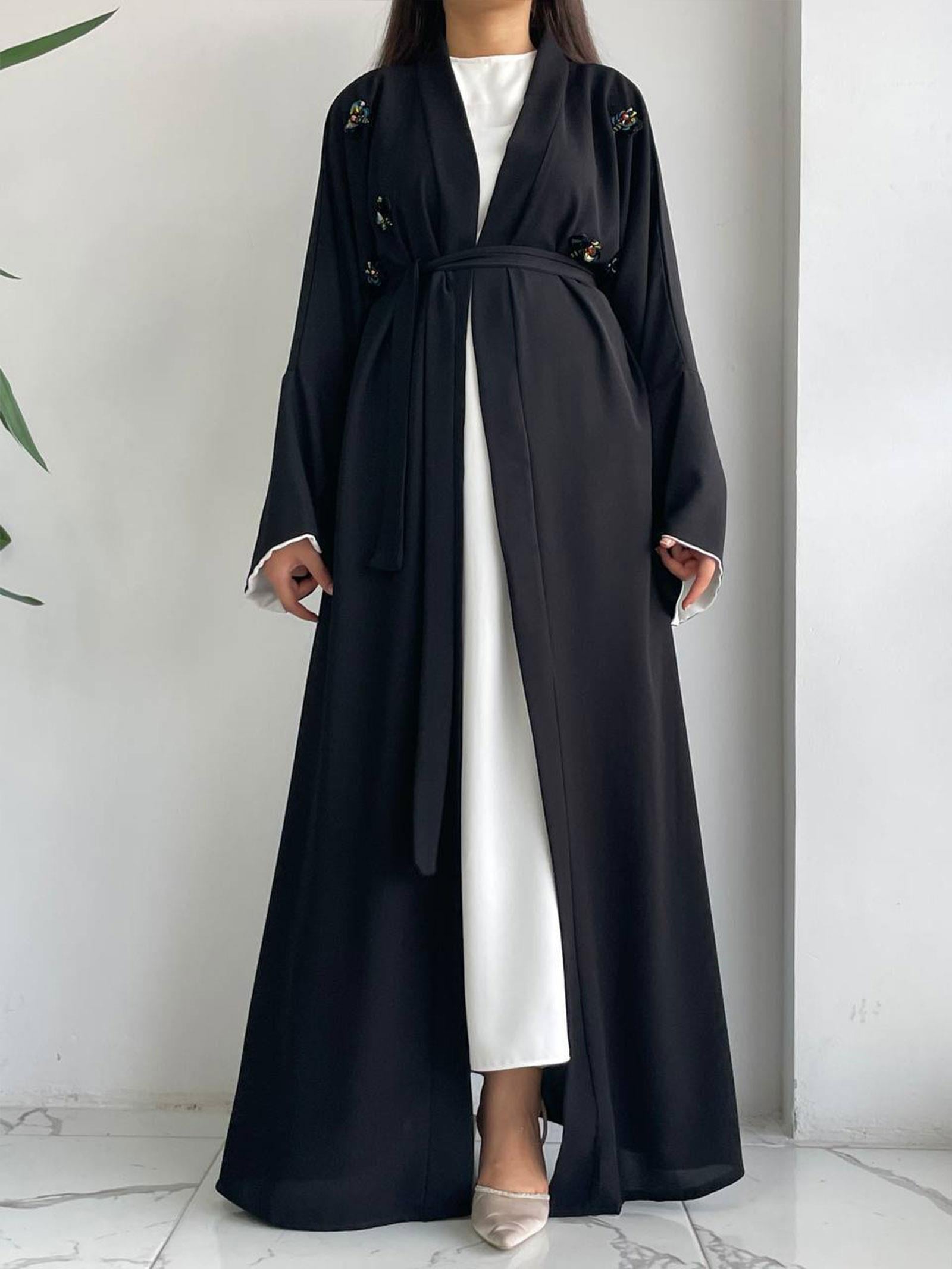 Siyah Ebrar Abaya 