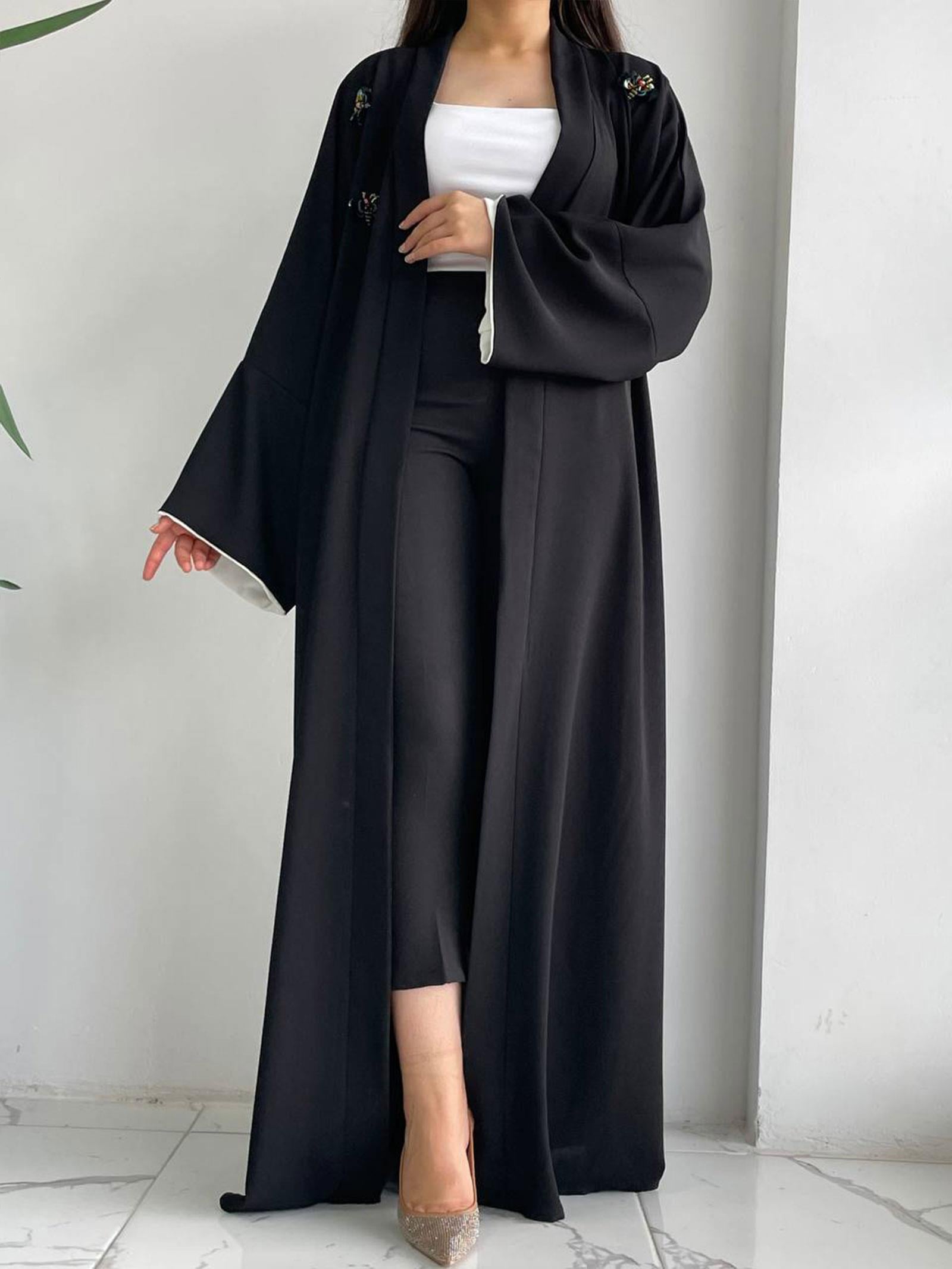 Siyah Ebrar Abaya 