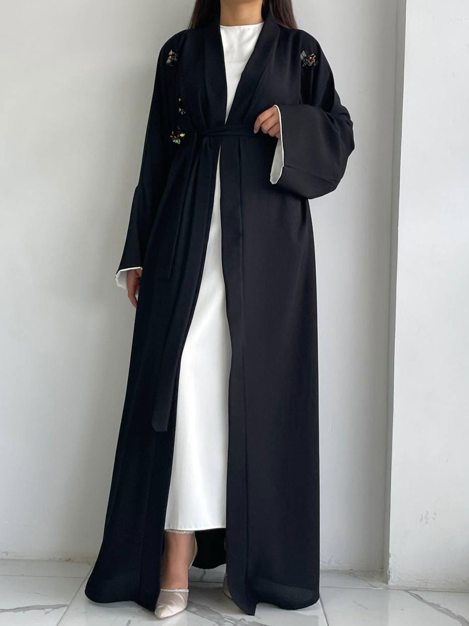 Siyah Ebrar Abaya 