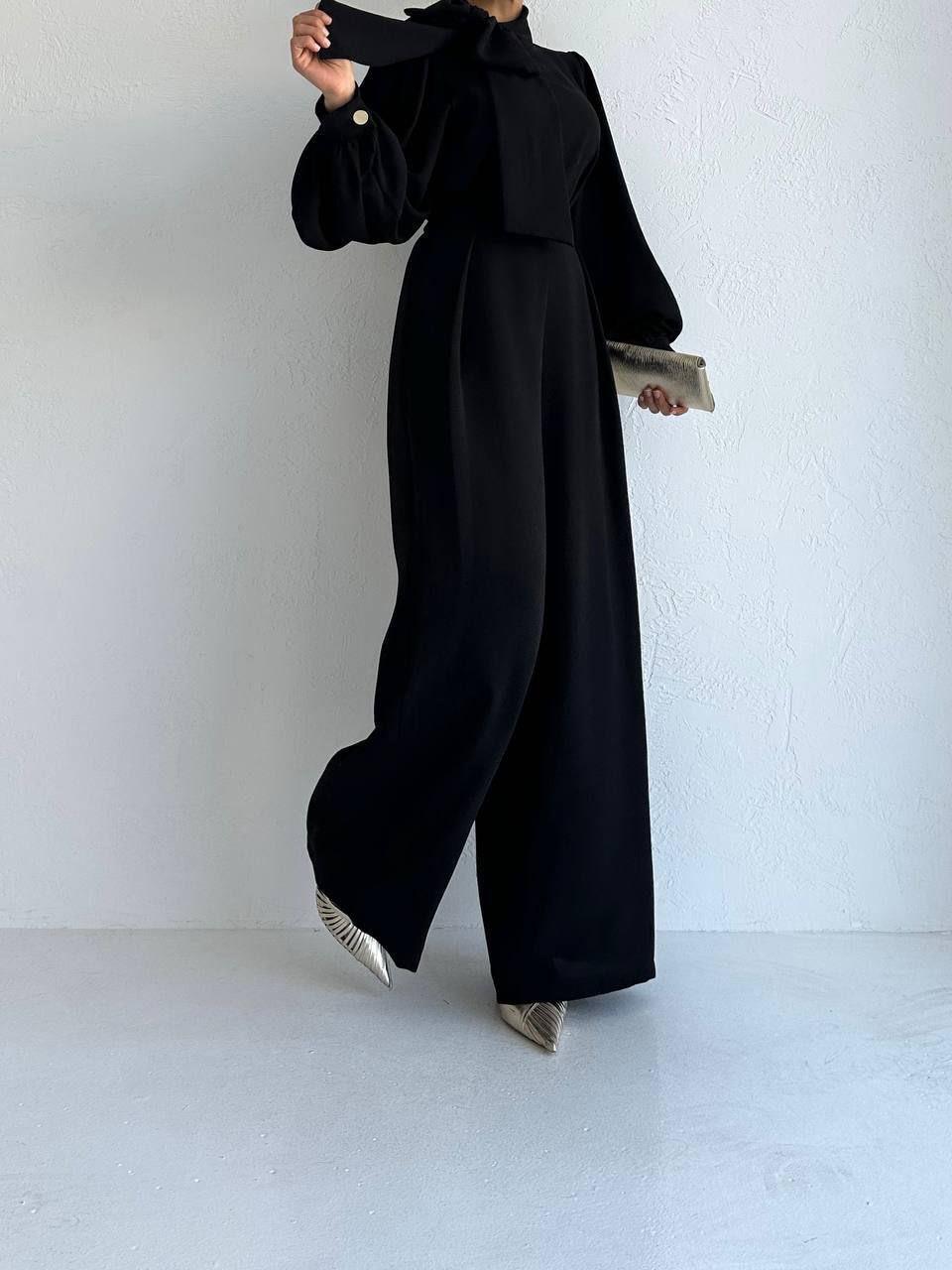Siyah Elisa Pantolon Takım