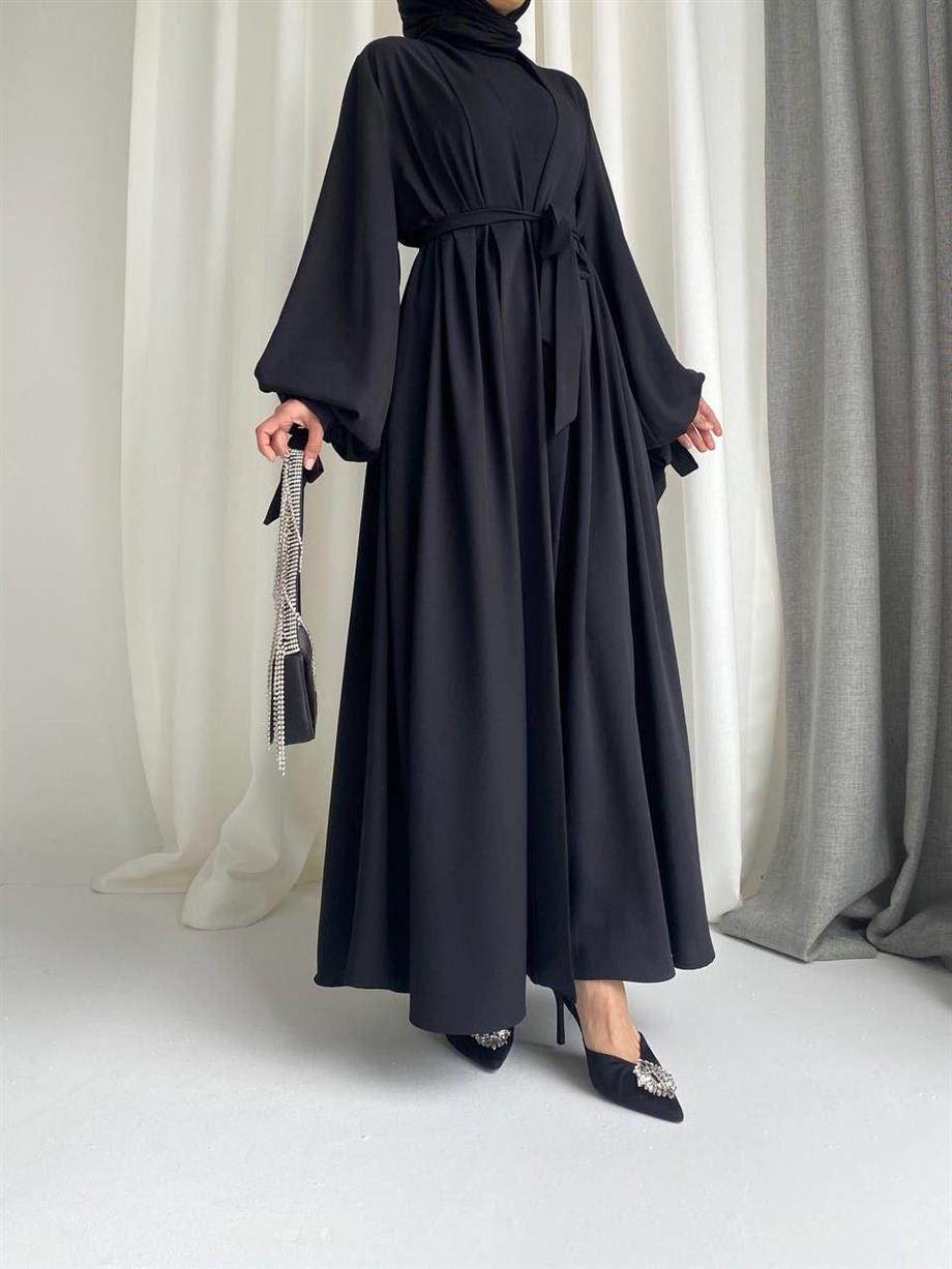 Siyah Hanzade Abaya