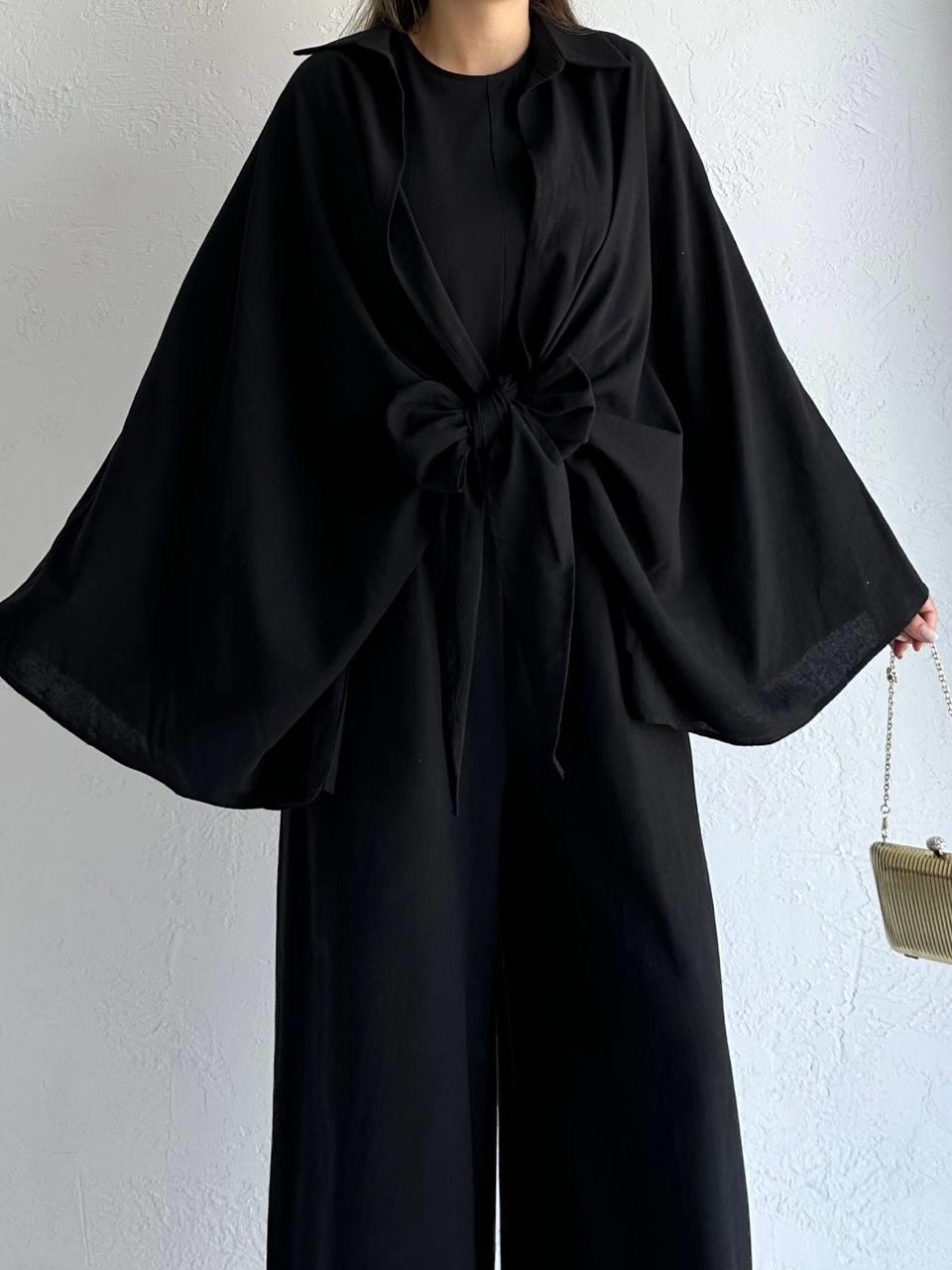 Siyah Kahve Ecmel Tulum Takım