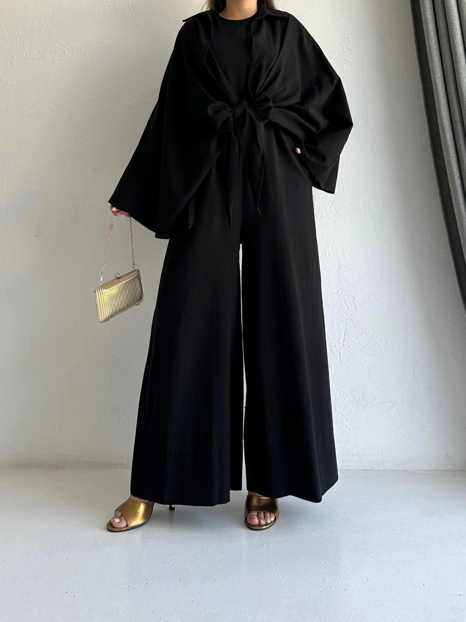 Siyah Kahve Ecmel Tulum Takım