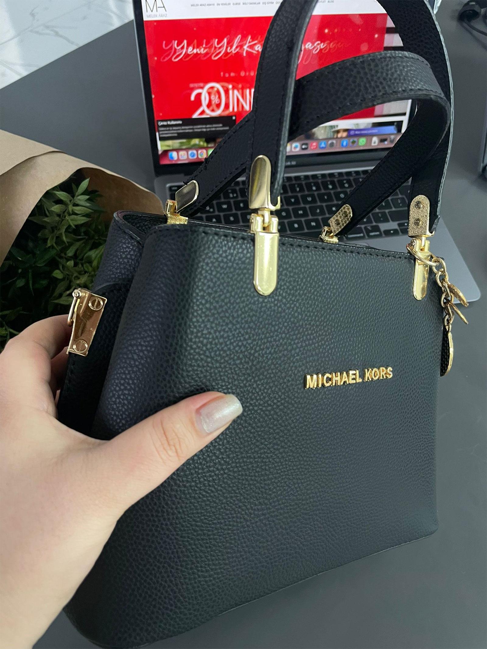 Siyah M.ıchael Kors Muadil Çanta