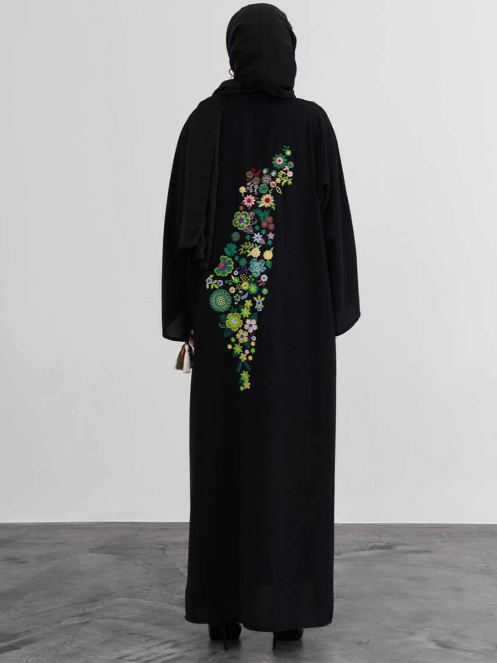 Siyah Nahel Abaya