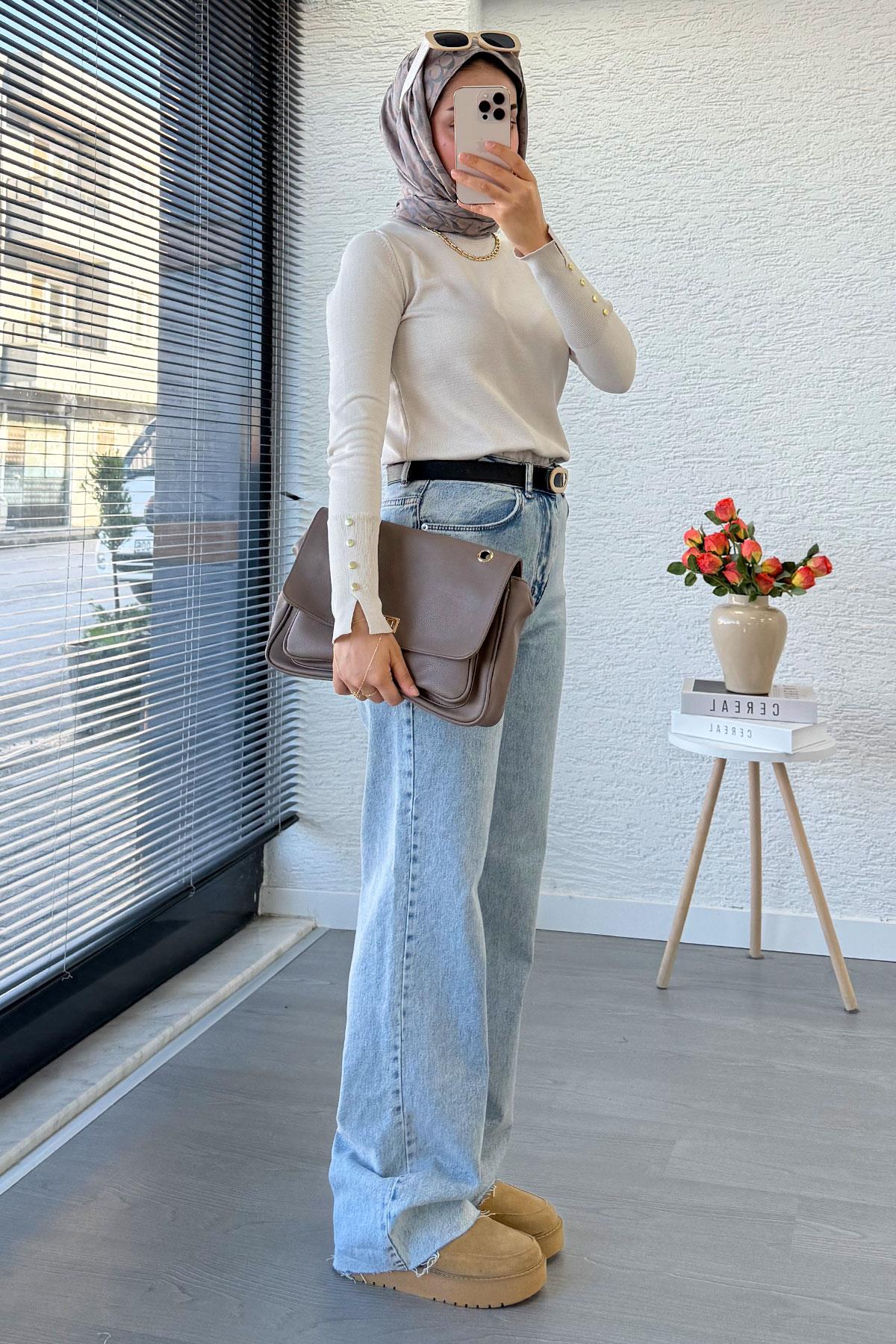 Straight Kesim Jean Pantolon - Açık Mavi