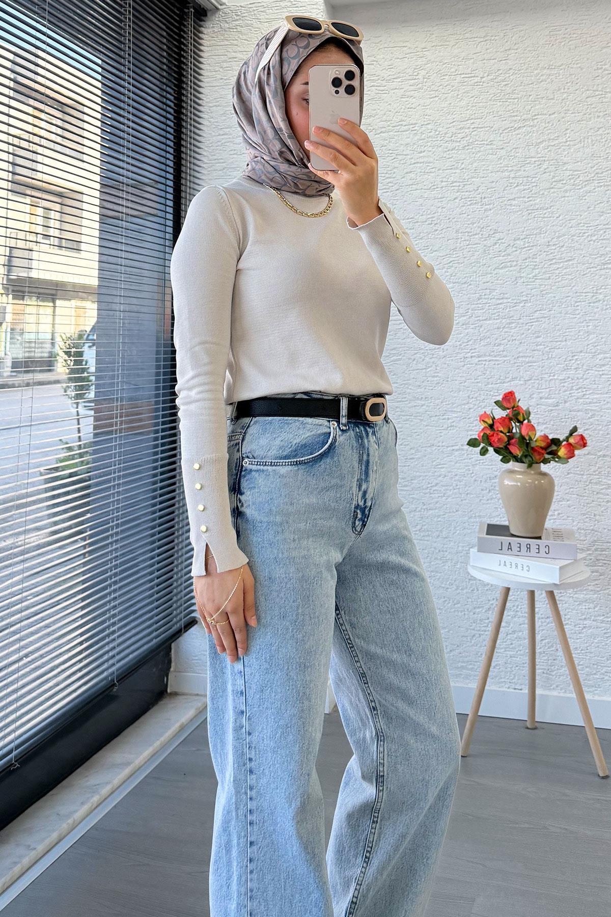 Straight Kesim Jean Pantolon - Açık Mavi