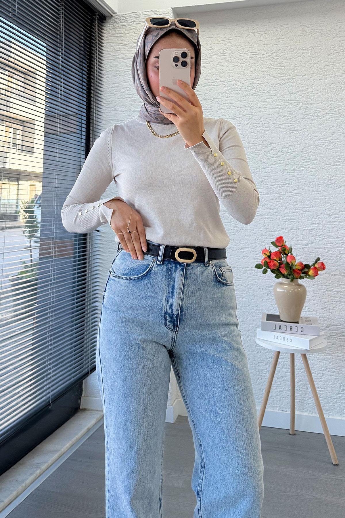 Straight Kesim Jean Pantolon - Açık Mavi