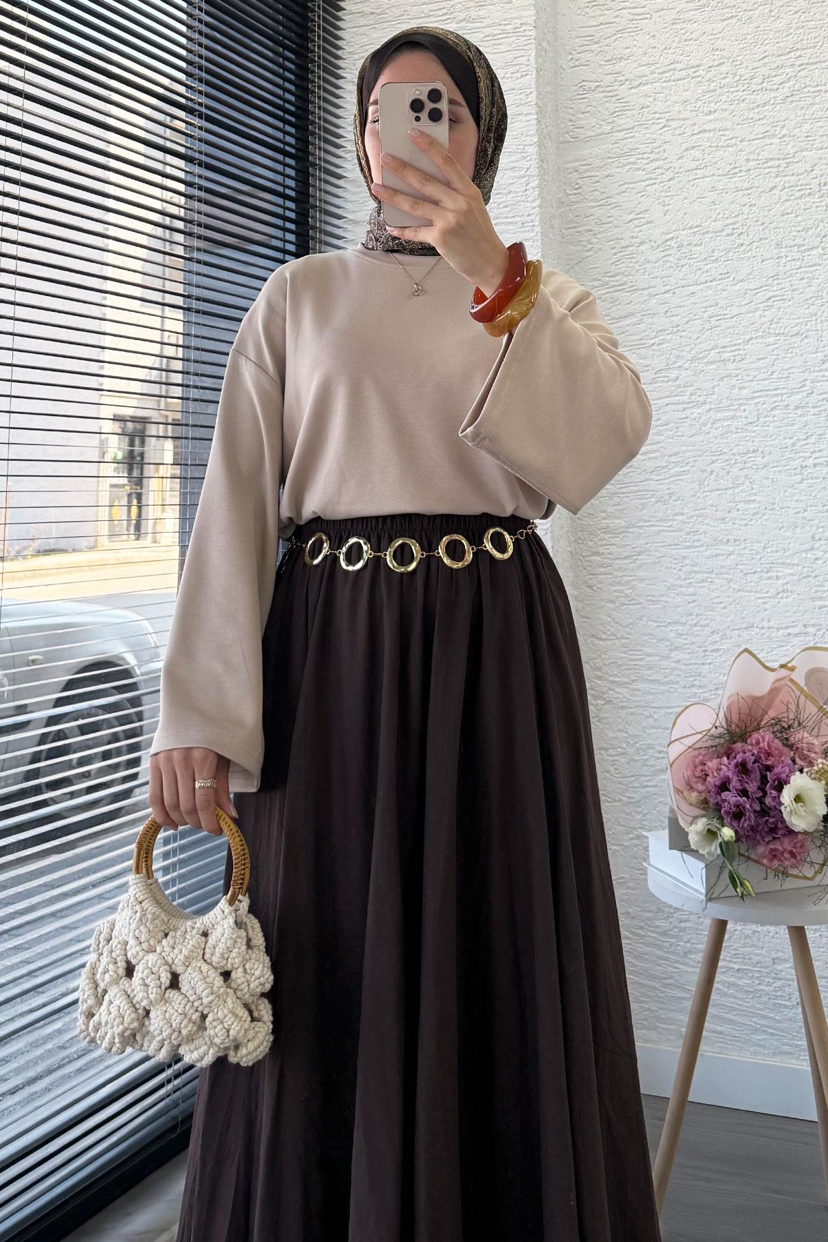 Volan Kol Basic Bluz - Vizon