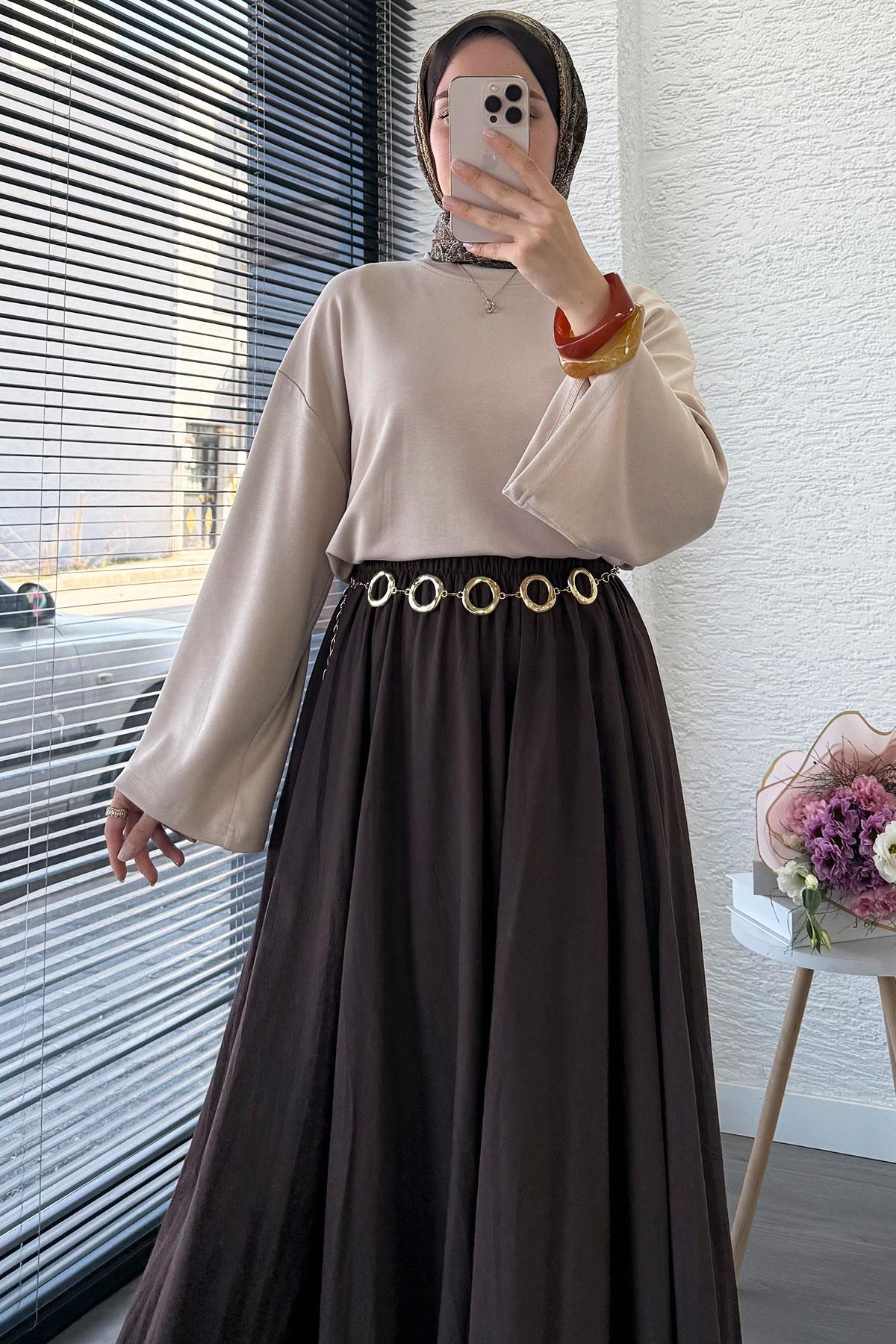 Volan Kol Basic Bluz - Vizon