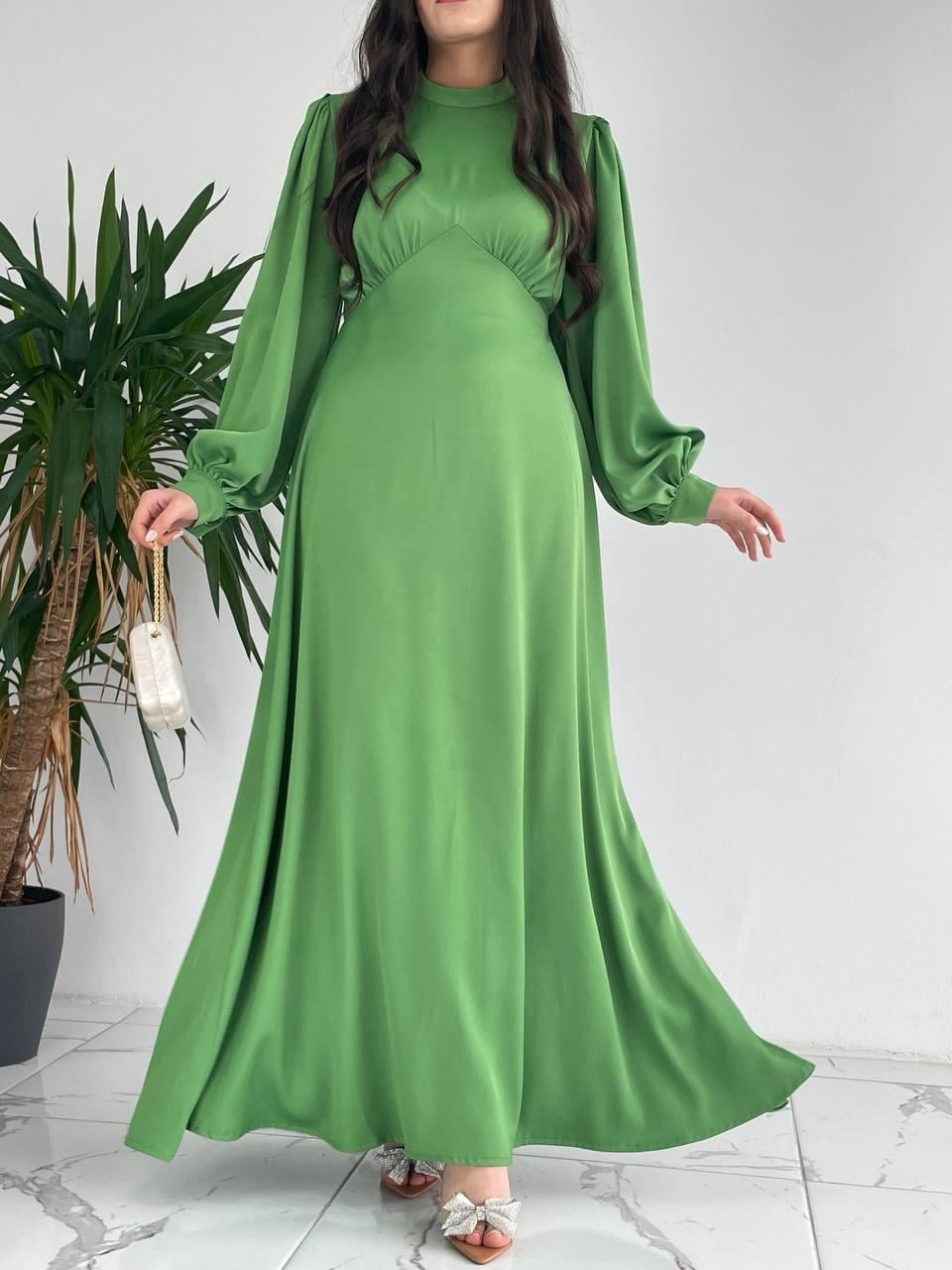 Yeşil Azra Elbise