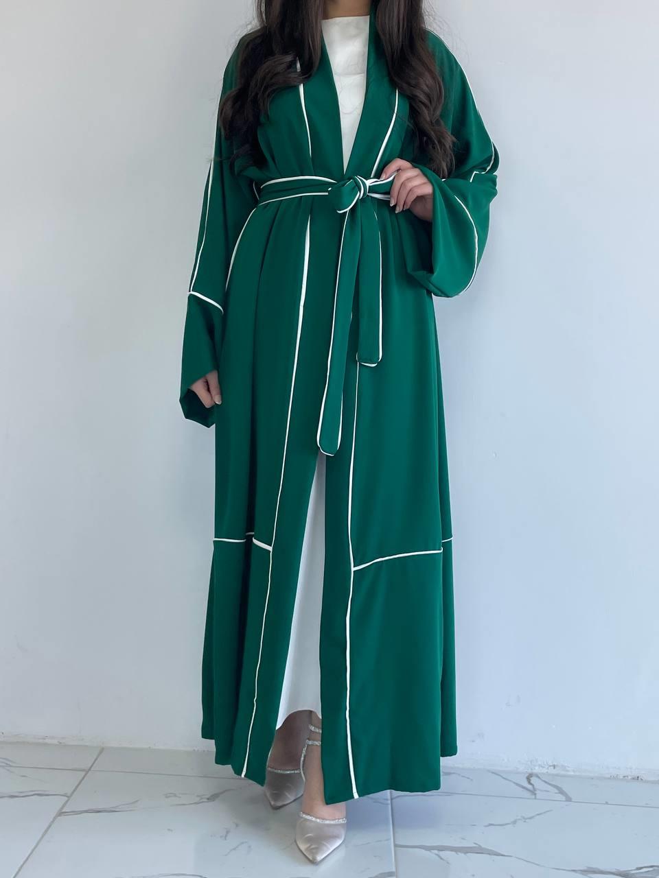 Yeşil Biyeli Abaya