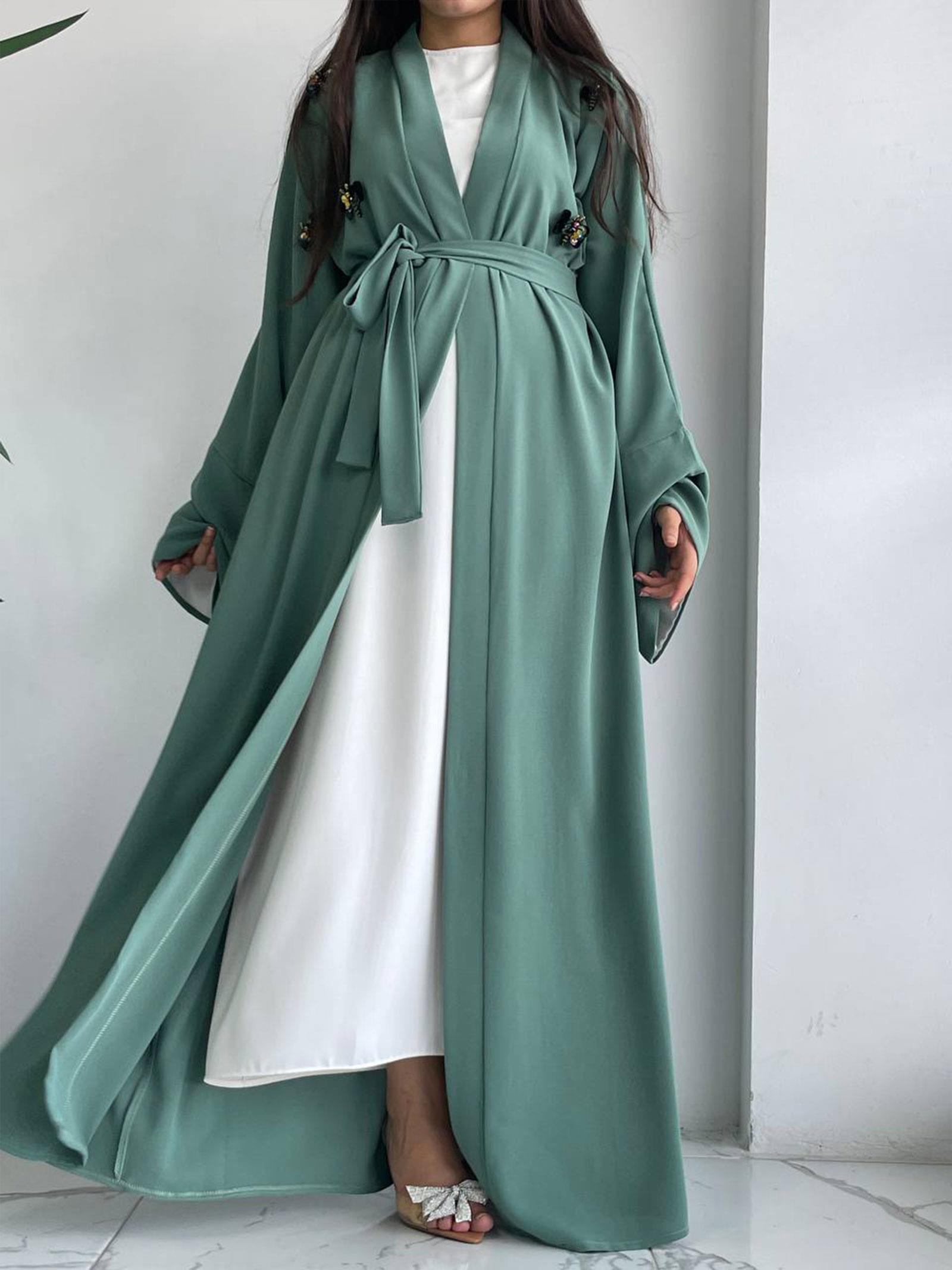 Yeşil Ebrar Abaya 