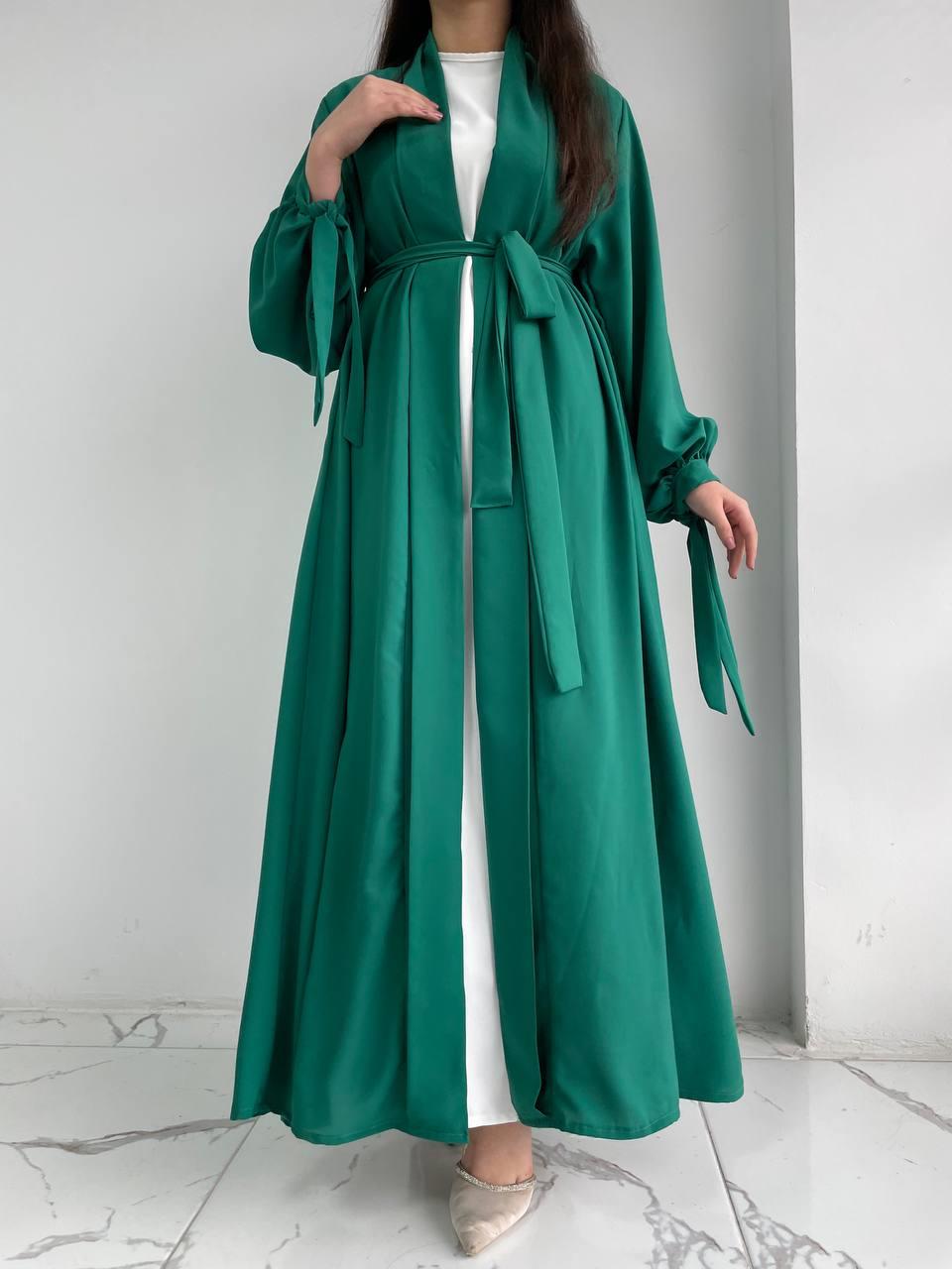 Yeşil Hanzade Abaya 