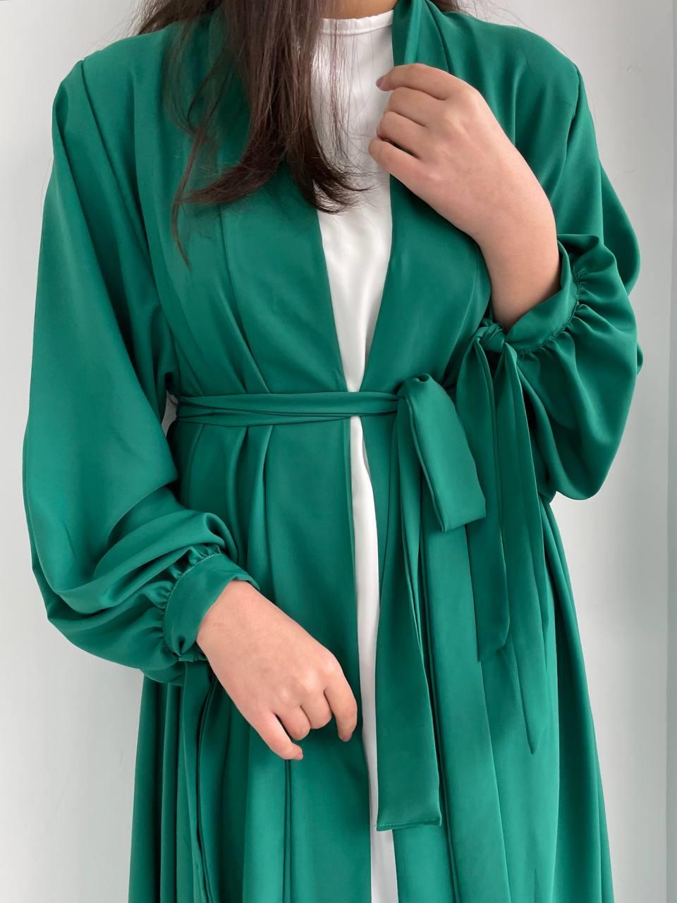 Yeşil Hanzade Abaya 