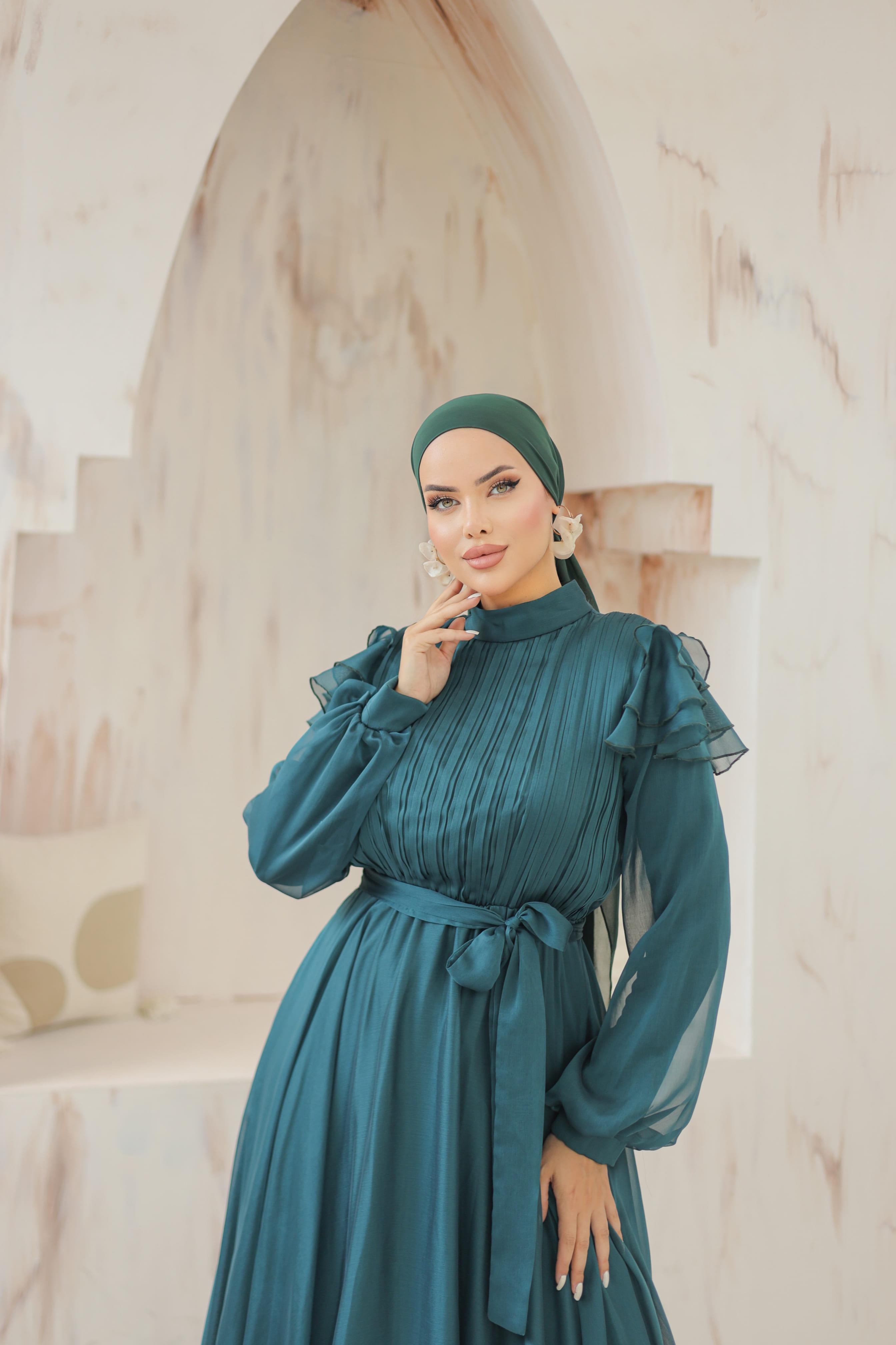 Zümrüt Darla Abiye Elbise