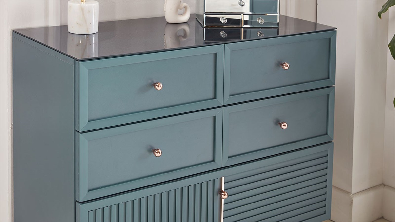 Aren aquagrün Schlafzimmer Set