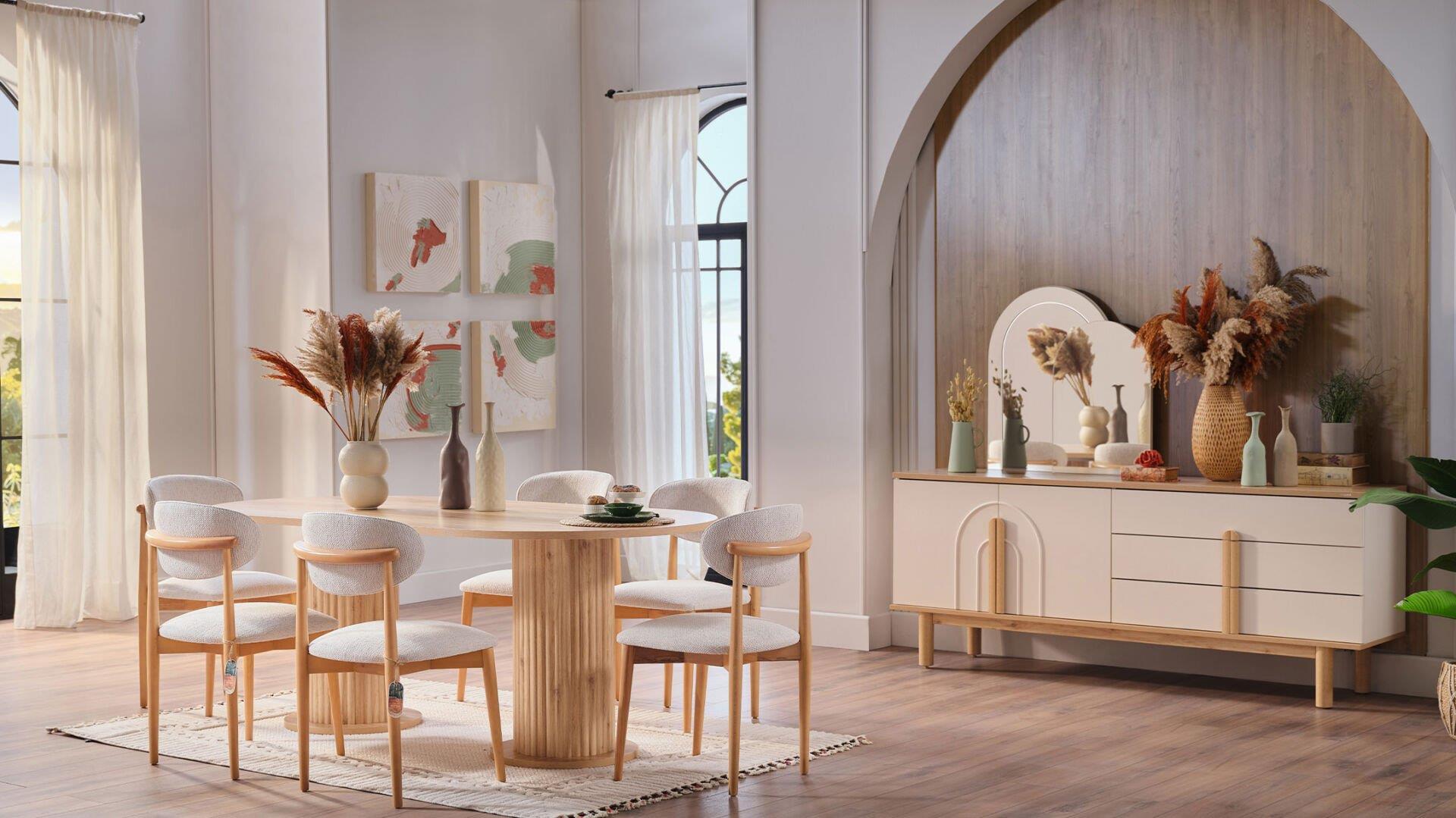 Boheems 2 Esszimmer Set