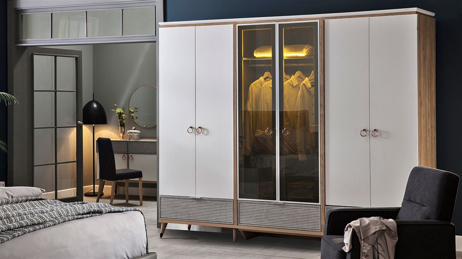 Lena (Stauraum) Schlafzimmer Set