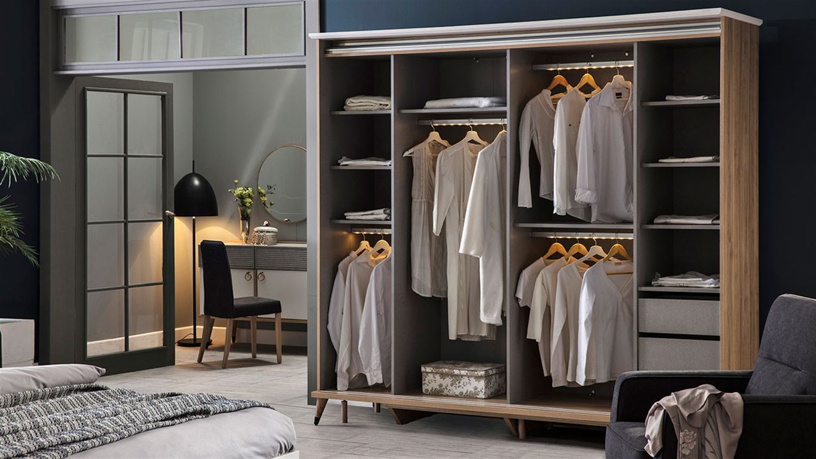 Lena (Stauraum) Schlafzimmer Set