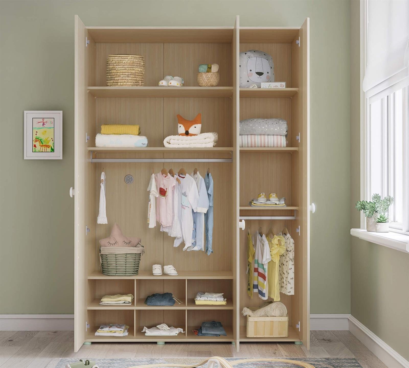 Montes Kinderzimmer Set (Natural)
