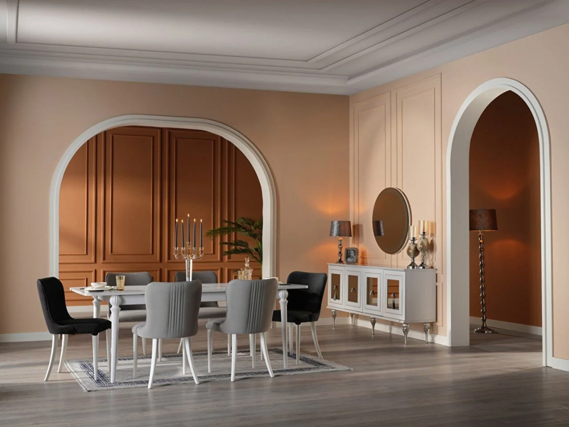 Platin Esszimmer