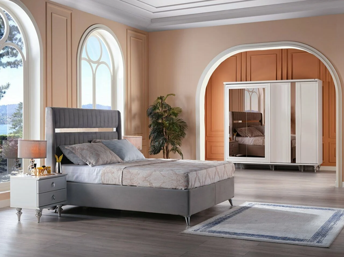 Platin Schlafzimmer