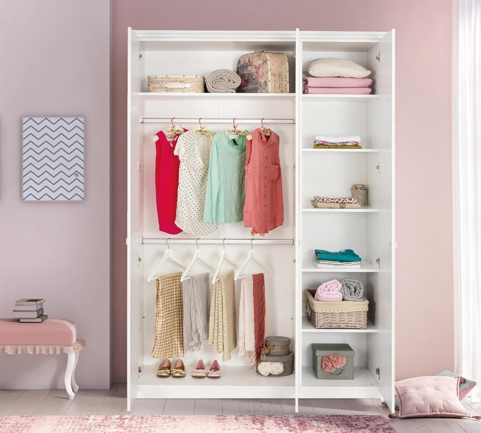 Selena (Rosa) Jugendzimmer Set