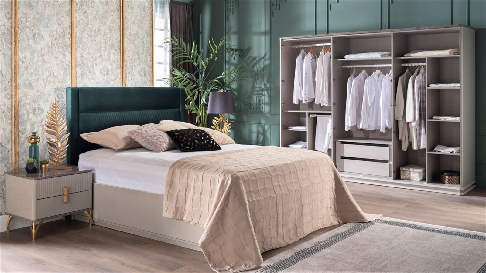 Serra (Stauraum) Schlafzimmer Set