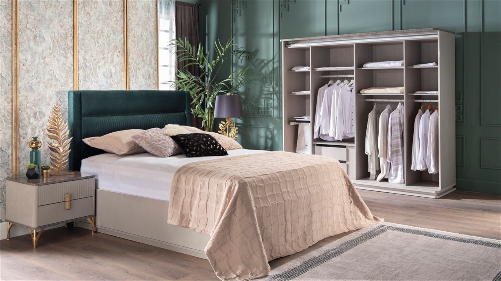 Serra (Stauraum) Schlafzimmer Set