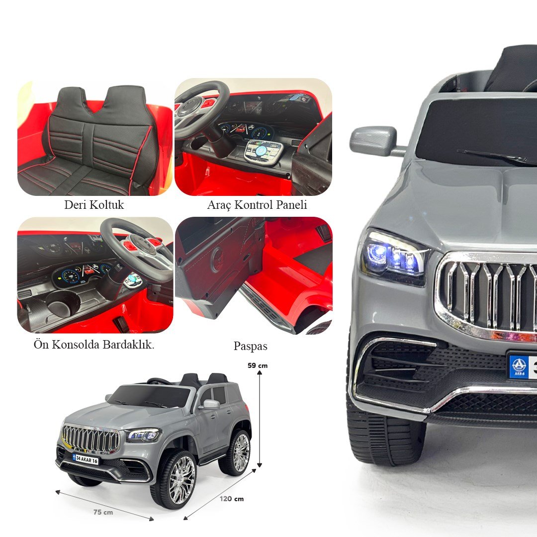 Akar Ata GT Uzaktan Kumandalı 4X2 12 VOLT Akülü Araba Bej